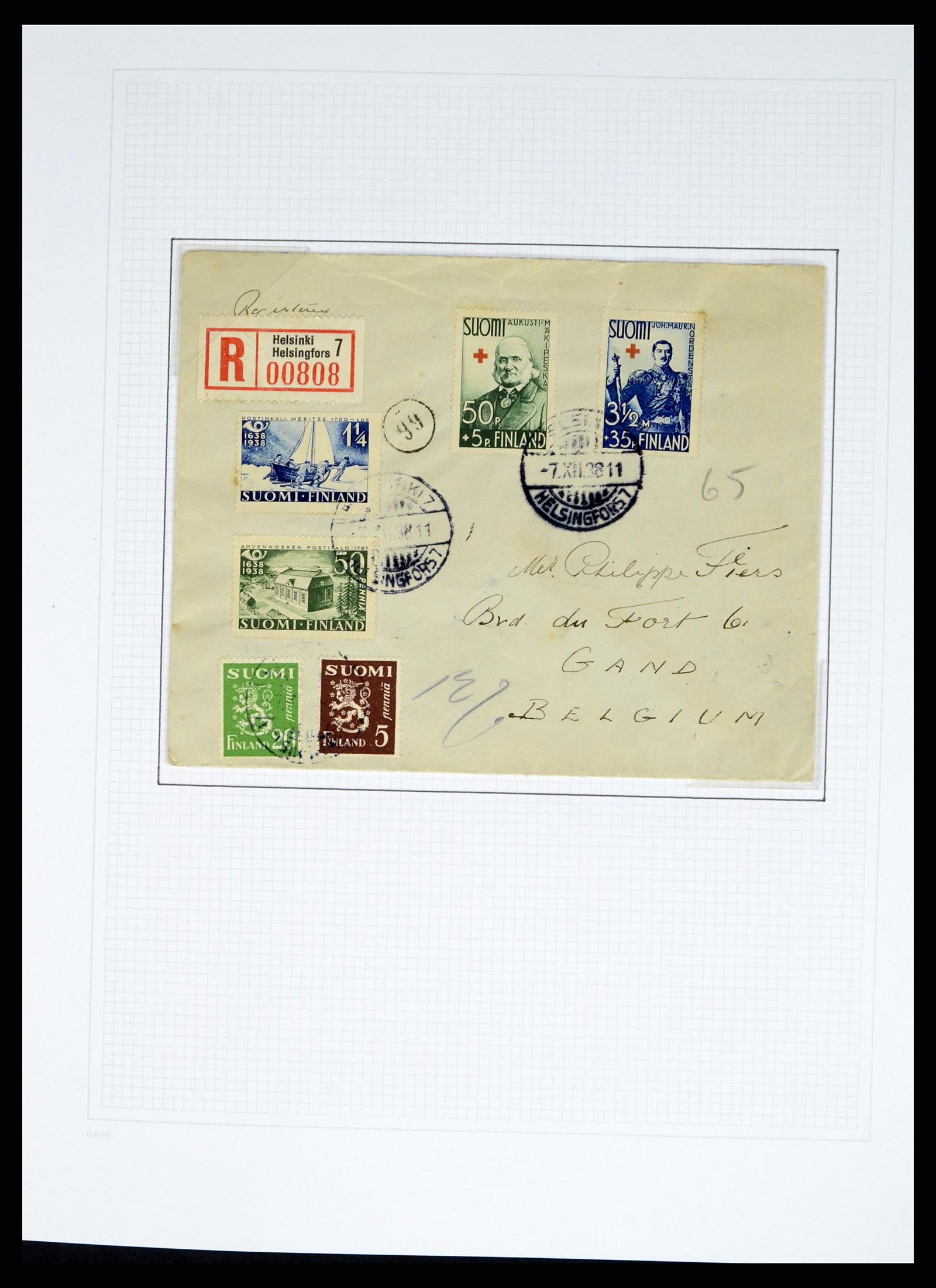 37765 044 - Postzegelverzameling 37765 Finland 1866-2016!