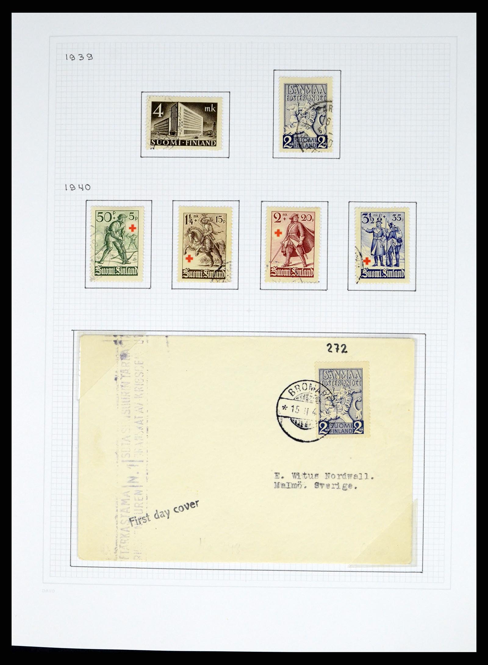 37765 045 - Postzegelverzameling 37765 Finland 1866-2016!