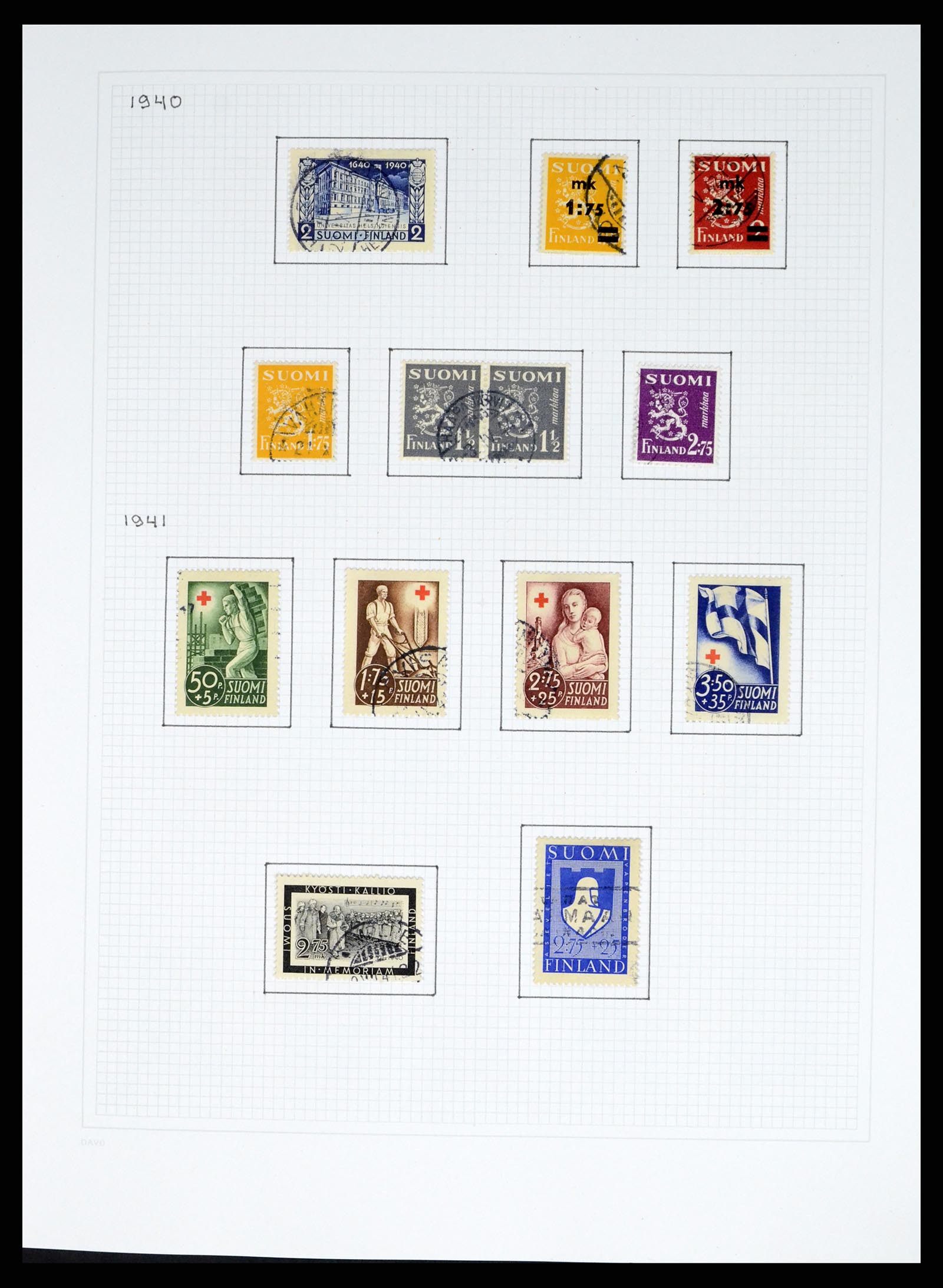 37765 046 - Postzegelverzameling 37765 Finland 1866-2016!