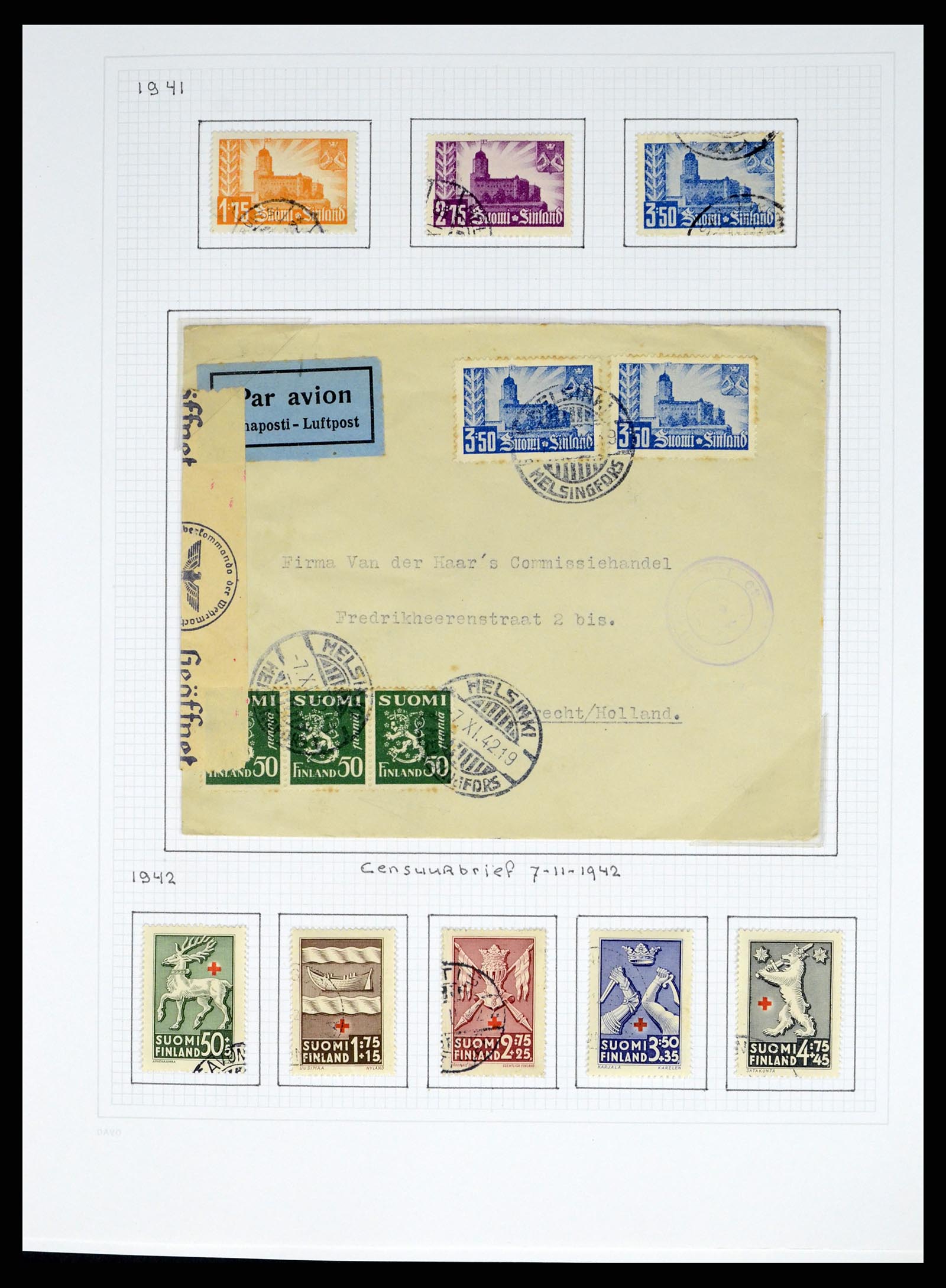 37765 047 - Postzegelverzameling 37765 Finland 1866-2016!