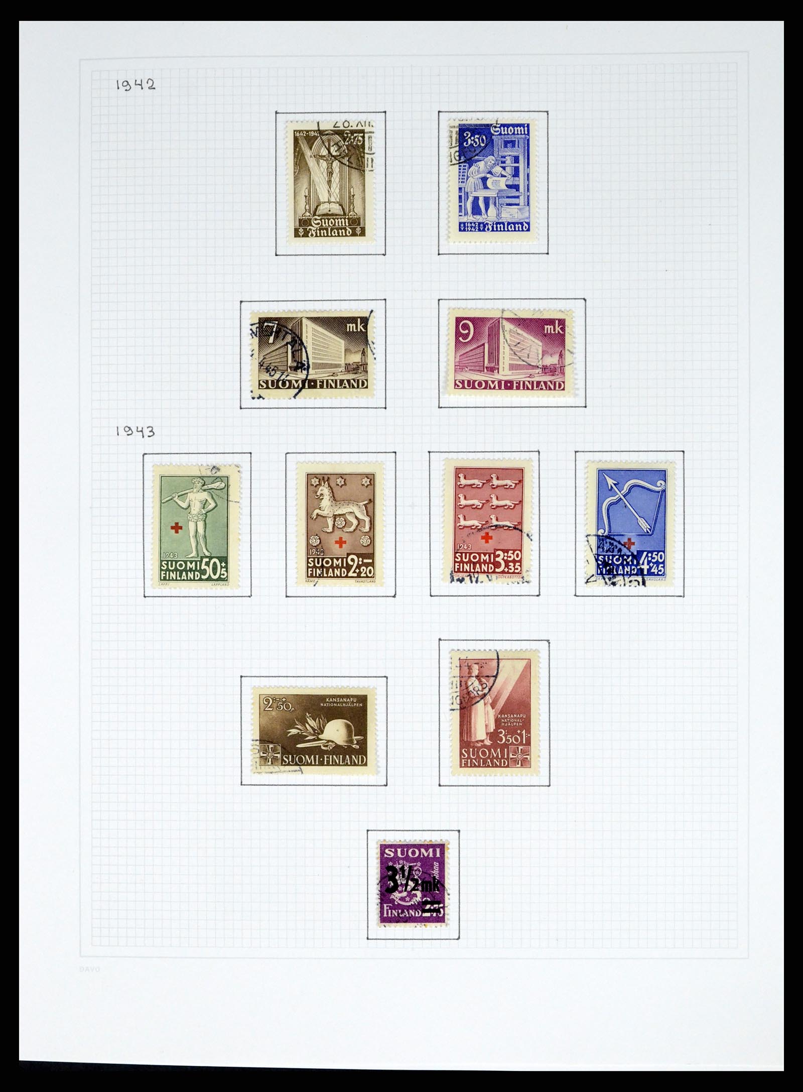 37765 051 - Postzegelverzameling 37765 Finland 1866-2016!