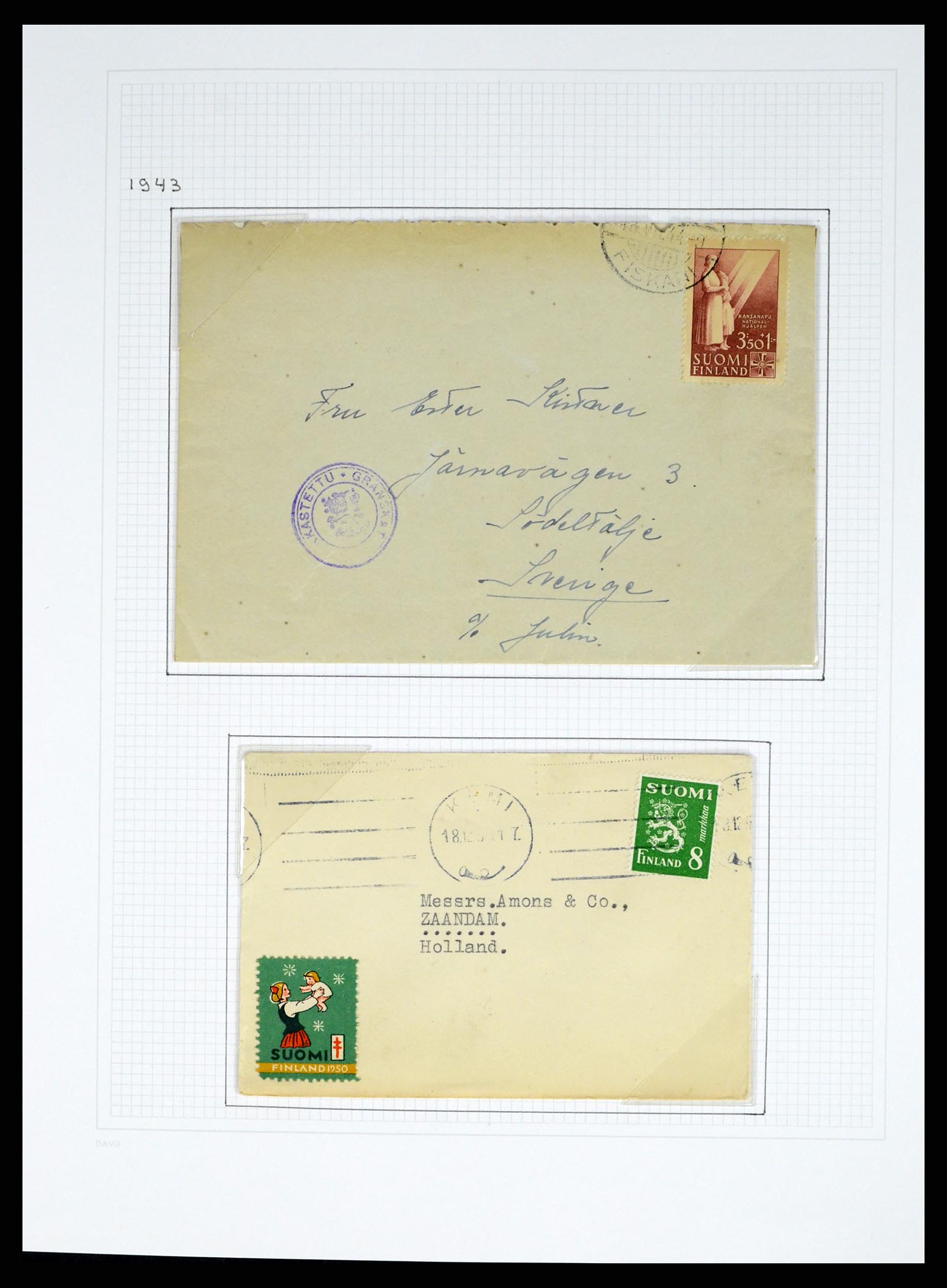 37765 052 - Postzegelverzameling 37765 Finland 1866-2016!