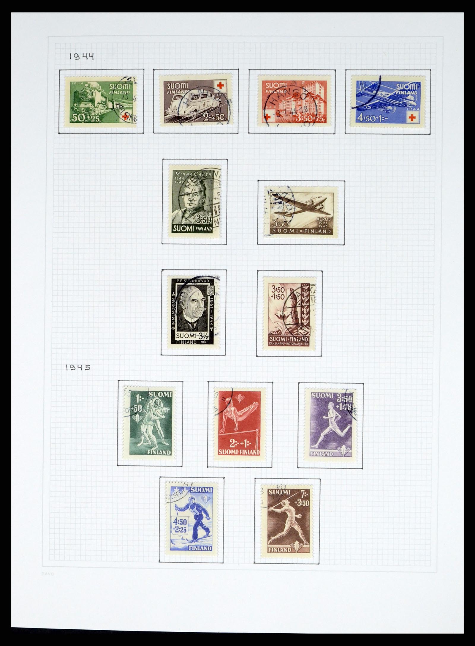 37765 053 - Stamp collection 37765 Finland 1866-2016!