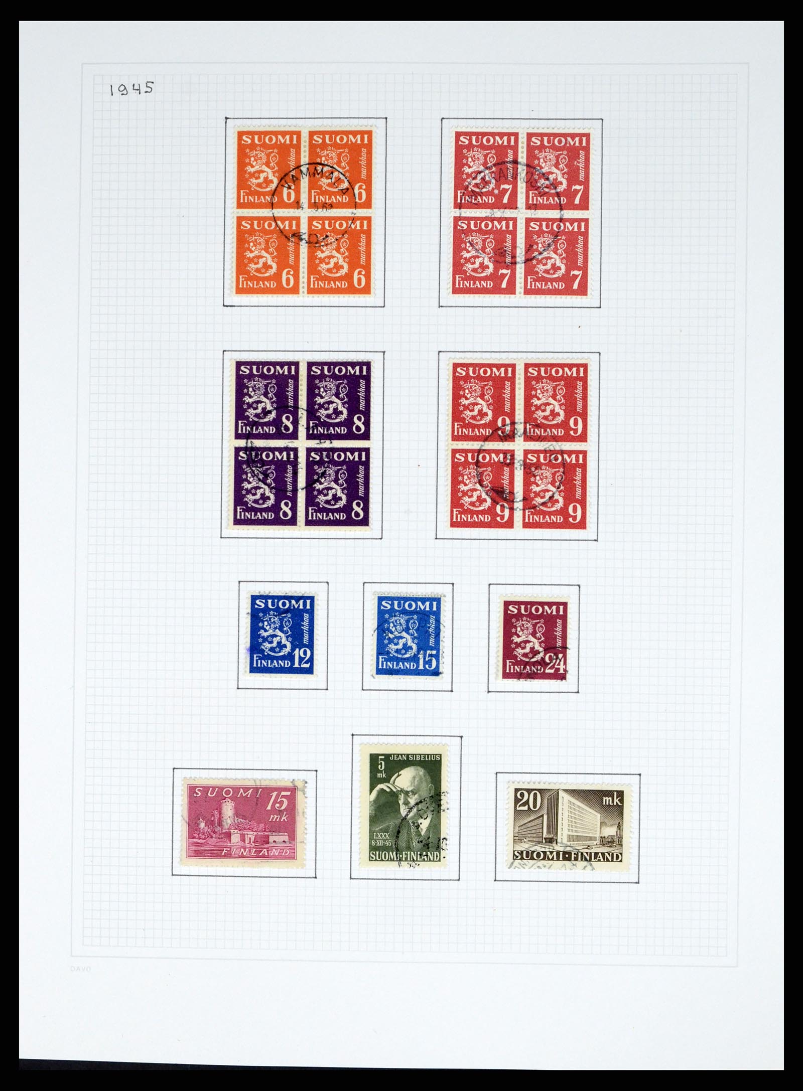 37765 057 - Postzegelverzameling 37765 Finland 1866-2016!