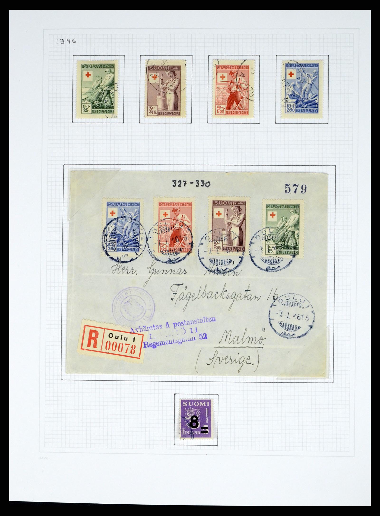 37765 058 - Postzegelverzameling 37765 Finland 1866-2016!