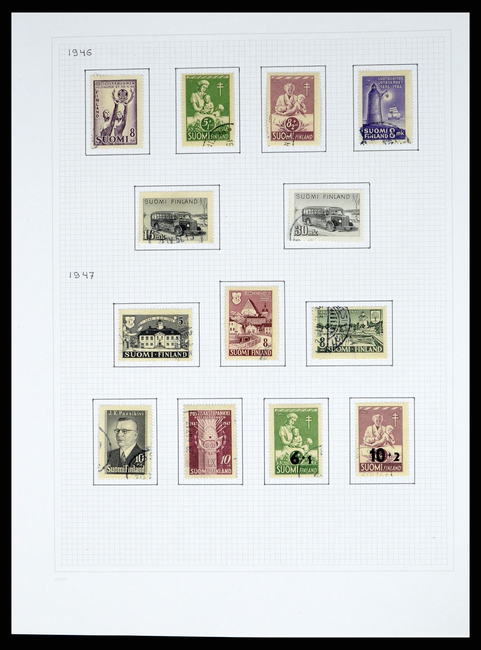 37765 059 - Postzegelverzameling 37765 Finland 1866-2016!