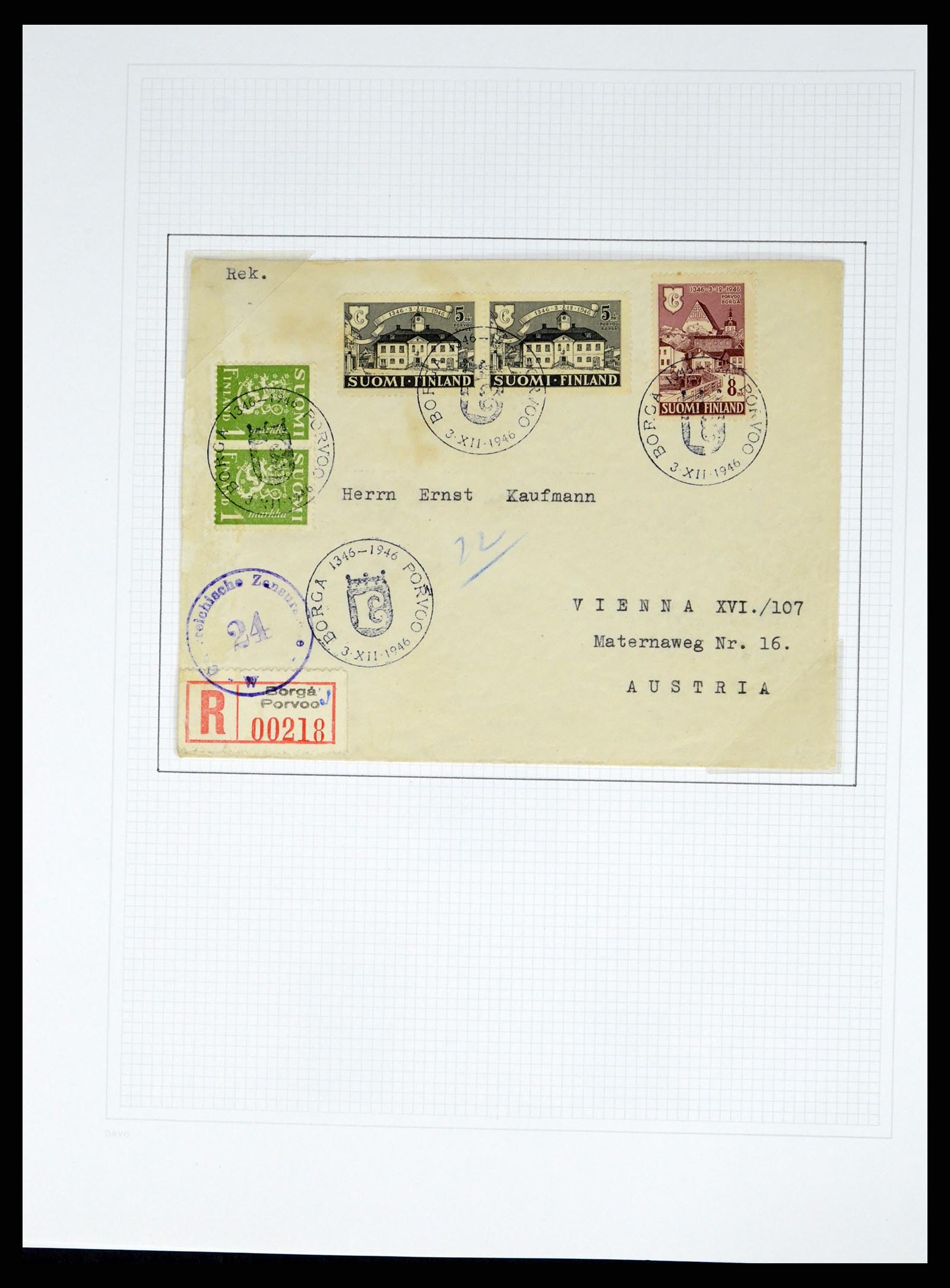 37765 061 - Postzegelverzameling 37765 Finland 1866-2016!