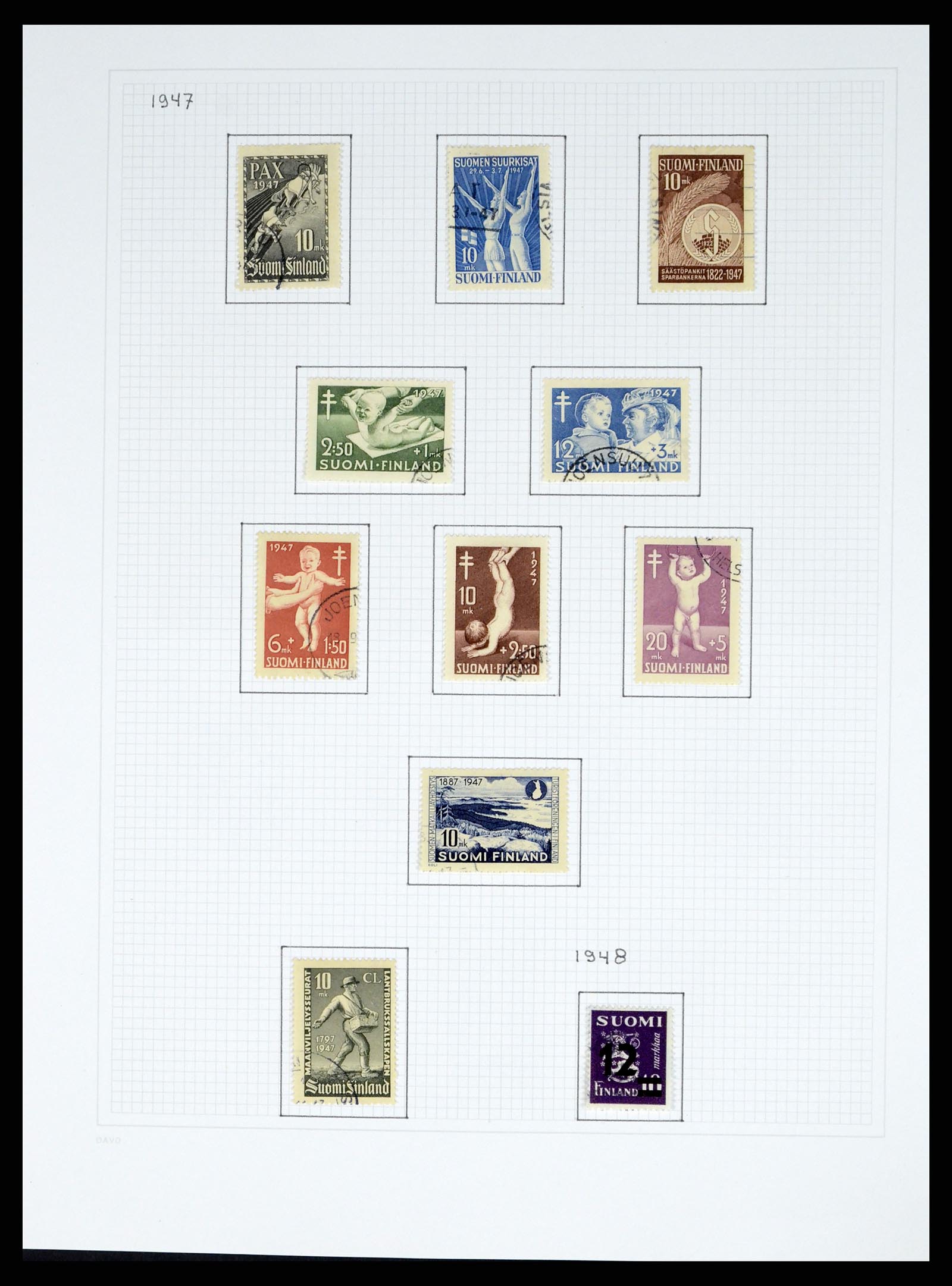 37765 062 - Postzegelverzameling 37765 Finland 1866-2016!