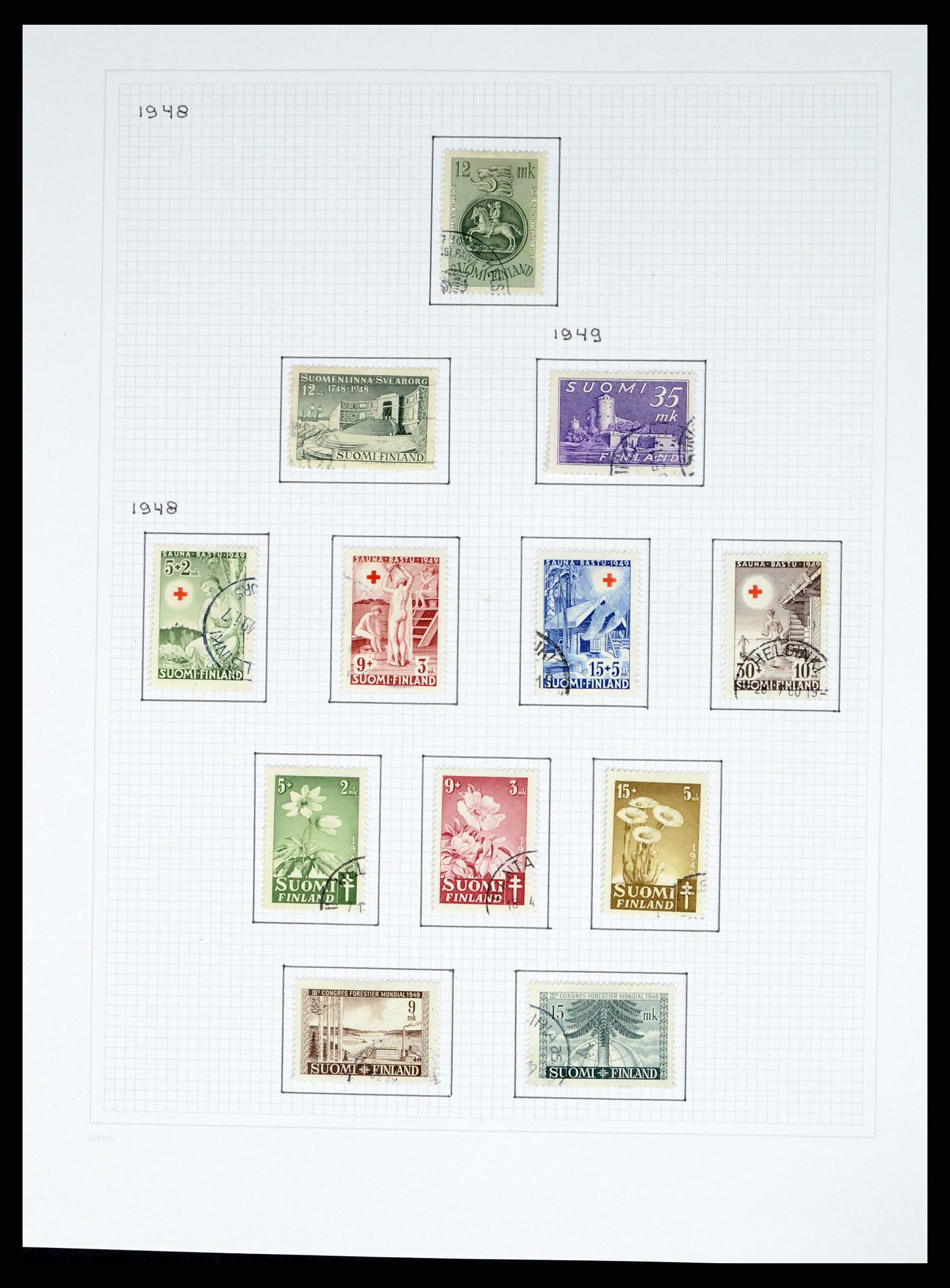 37765 065 - Postzegelverzameling 37765 Finland 1866-2016!