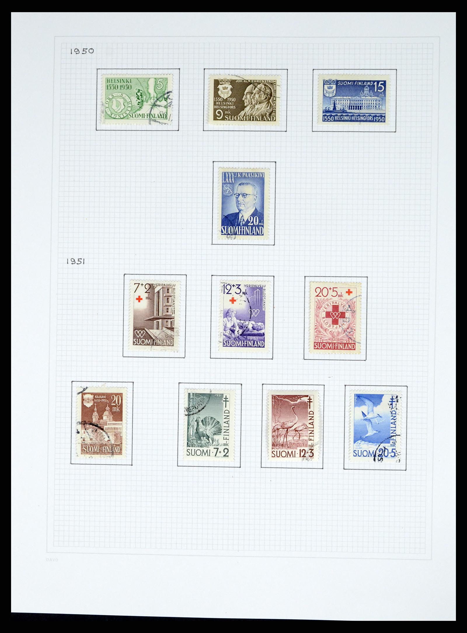 37765 068 - Postzegelverzameling 37765 Finland 1866-2016!
