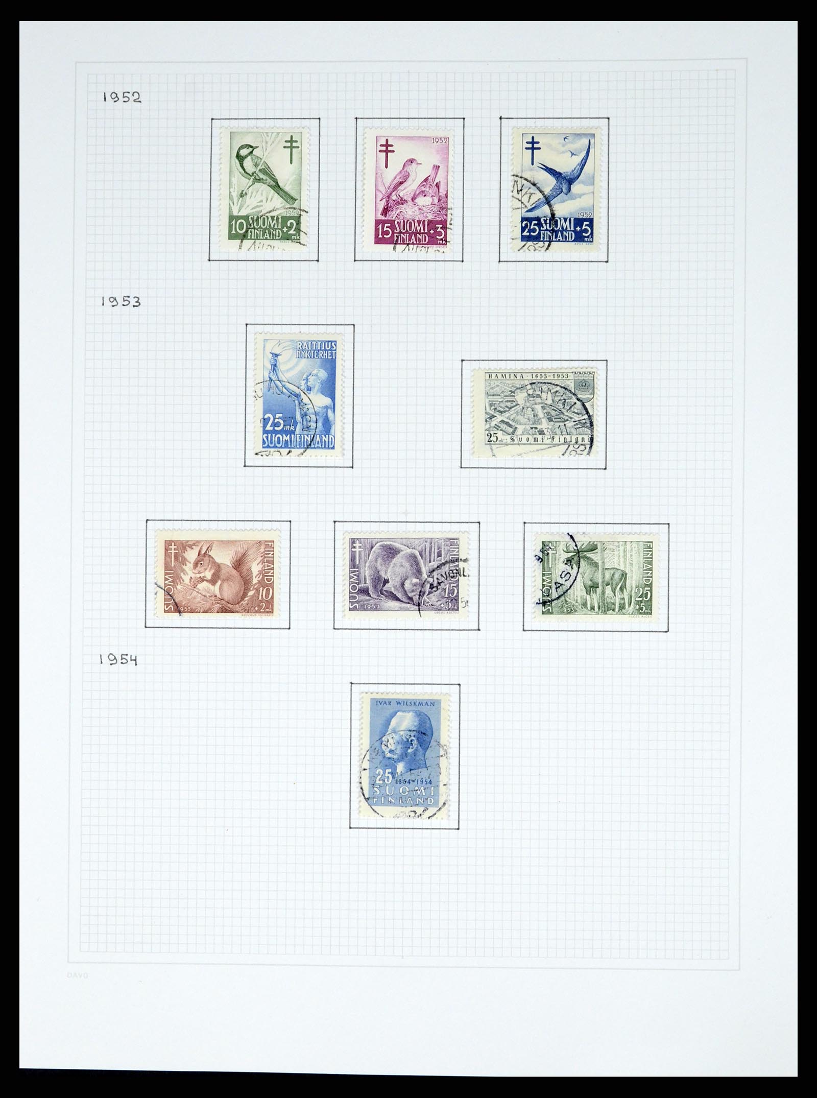 37765 074 - Postzegelverzameling 37765 Finland 1866-2016!