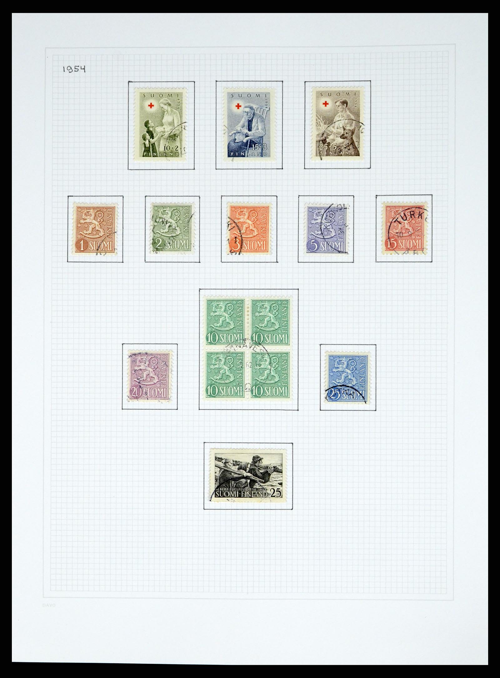 37765 076 - Postzegelverzameling 37765 Finland 1866-2016!