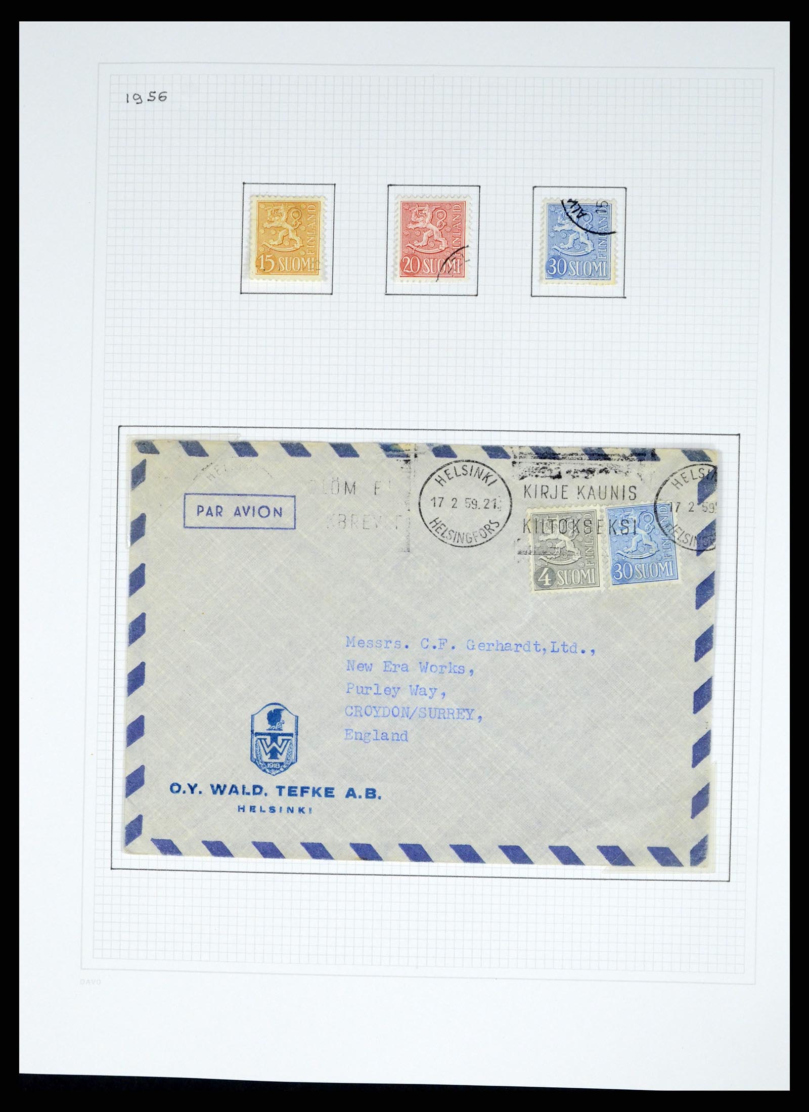 37765 080 - Postzegelverzameling 37765 Finland 1866-2016!