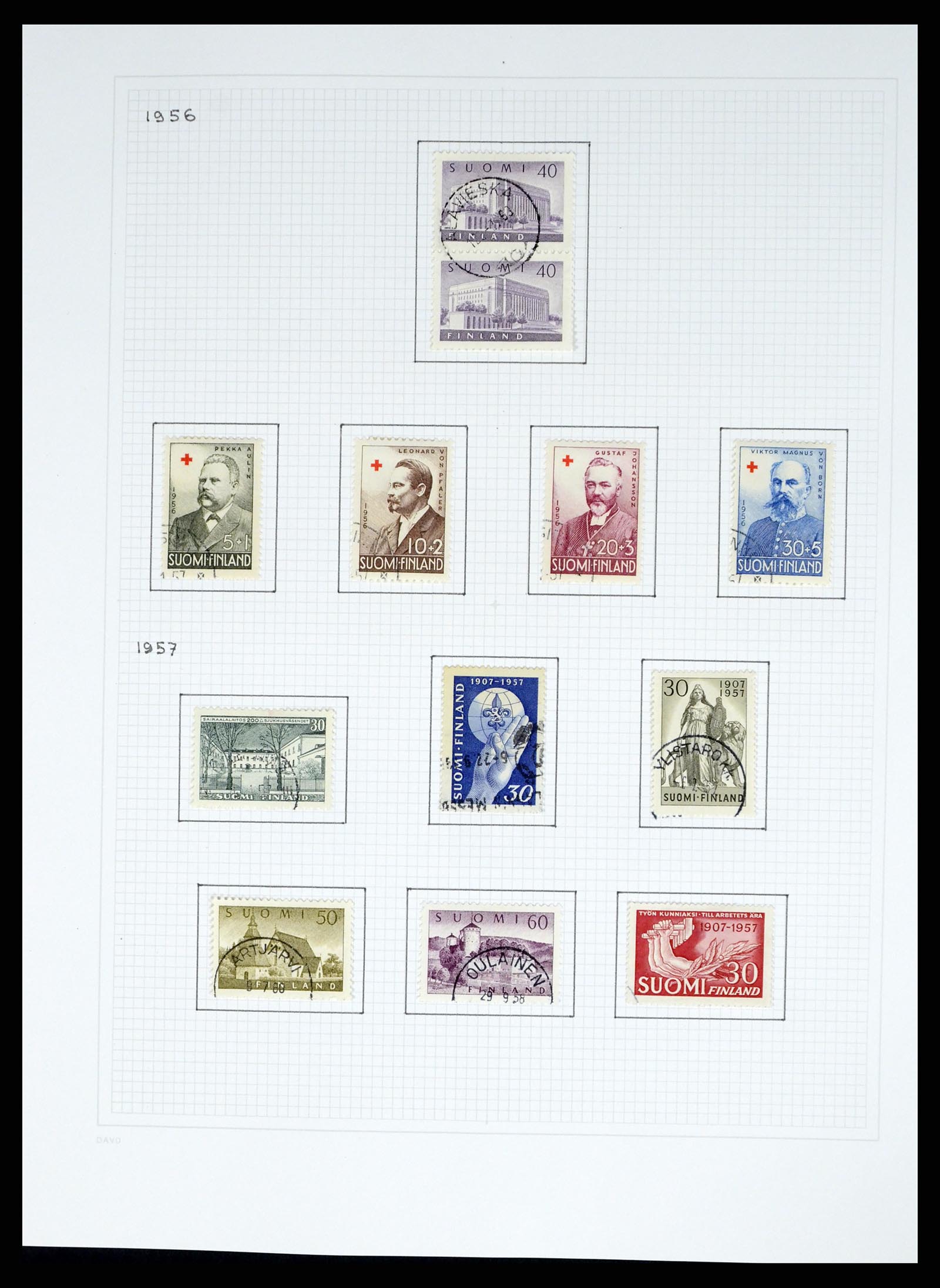 37765 083 - Postzegelverzameling 37765 Finland 1866-2016!