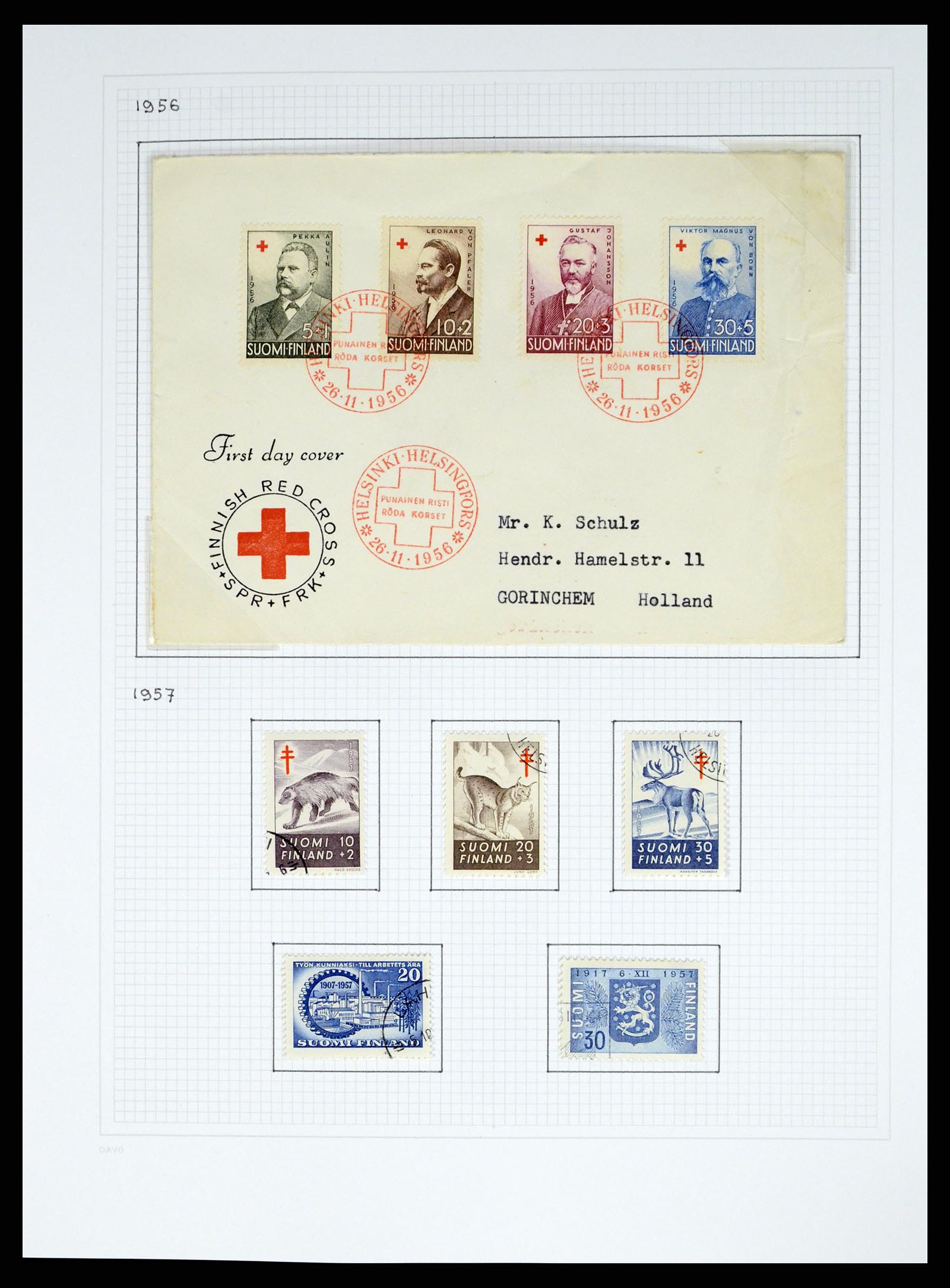 37765 084 - Postzegelverzameling 37765 Finland 1866-2016!
