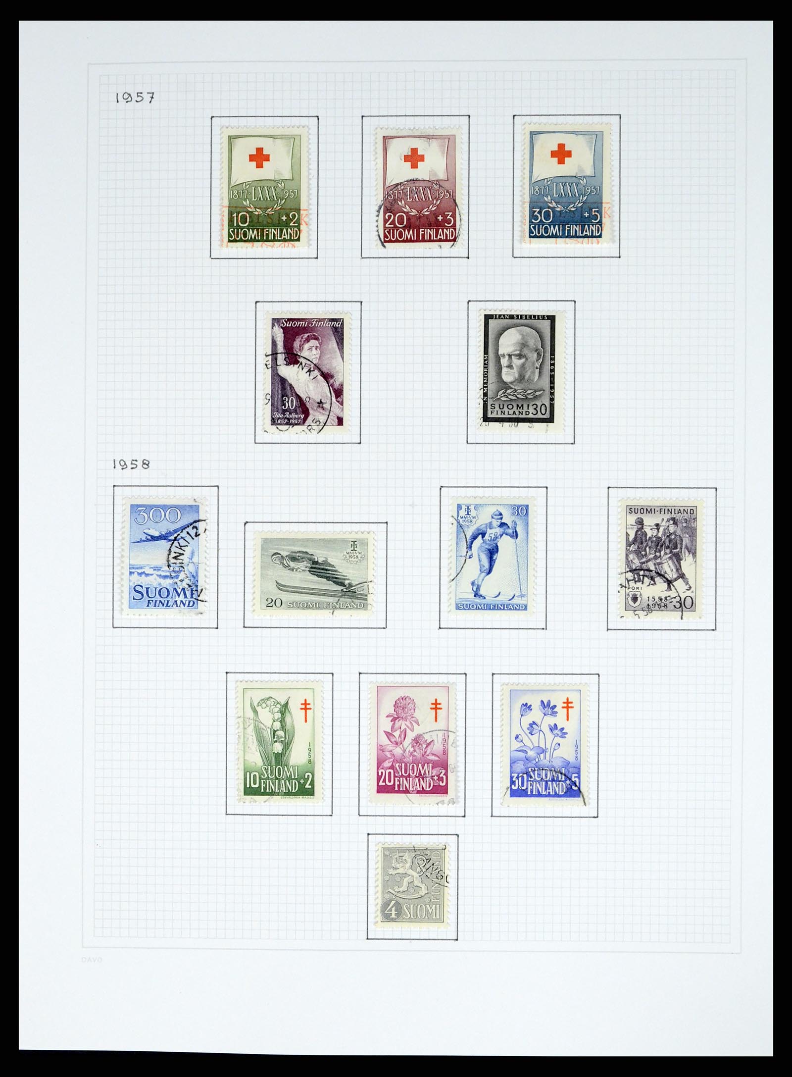 37765 085 - Postzegelverzameling 37765 Finland 1866-2016!