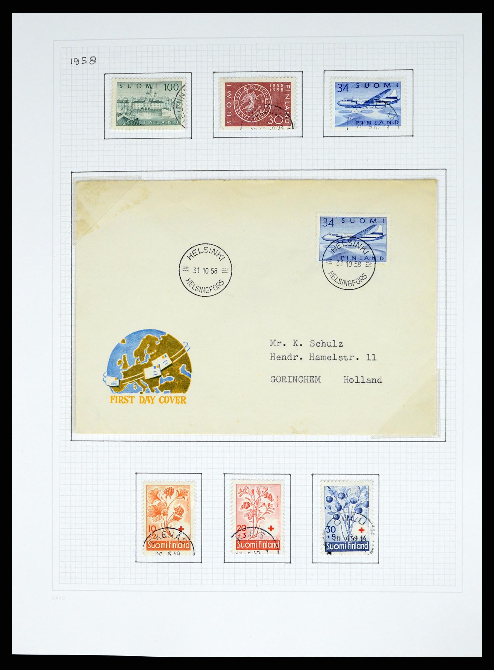 37765 087 - Postzegelverzameling 37765 Finland 1866-2016!