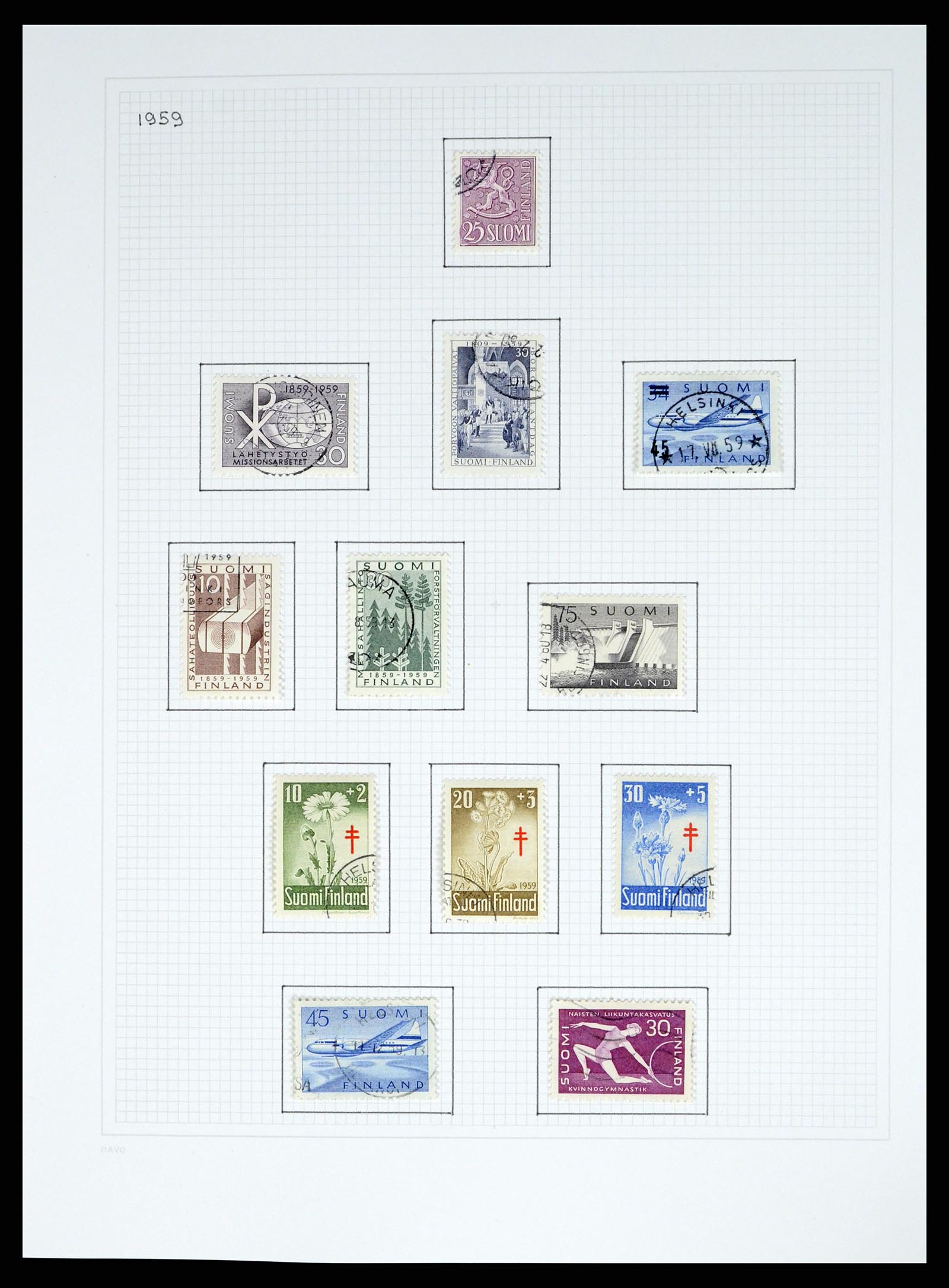 37765 088 - Postzegelverzameling 37765 Finland 1866-2016!