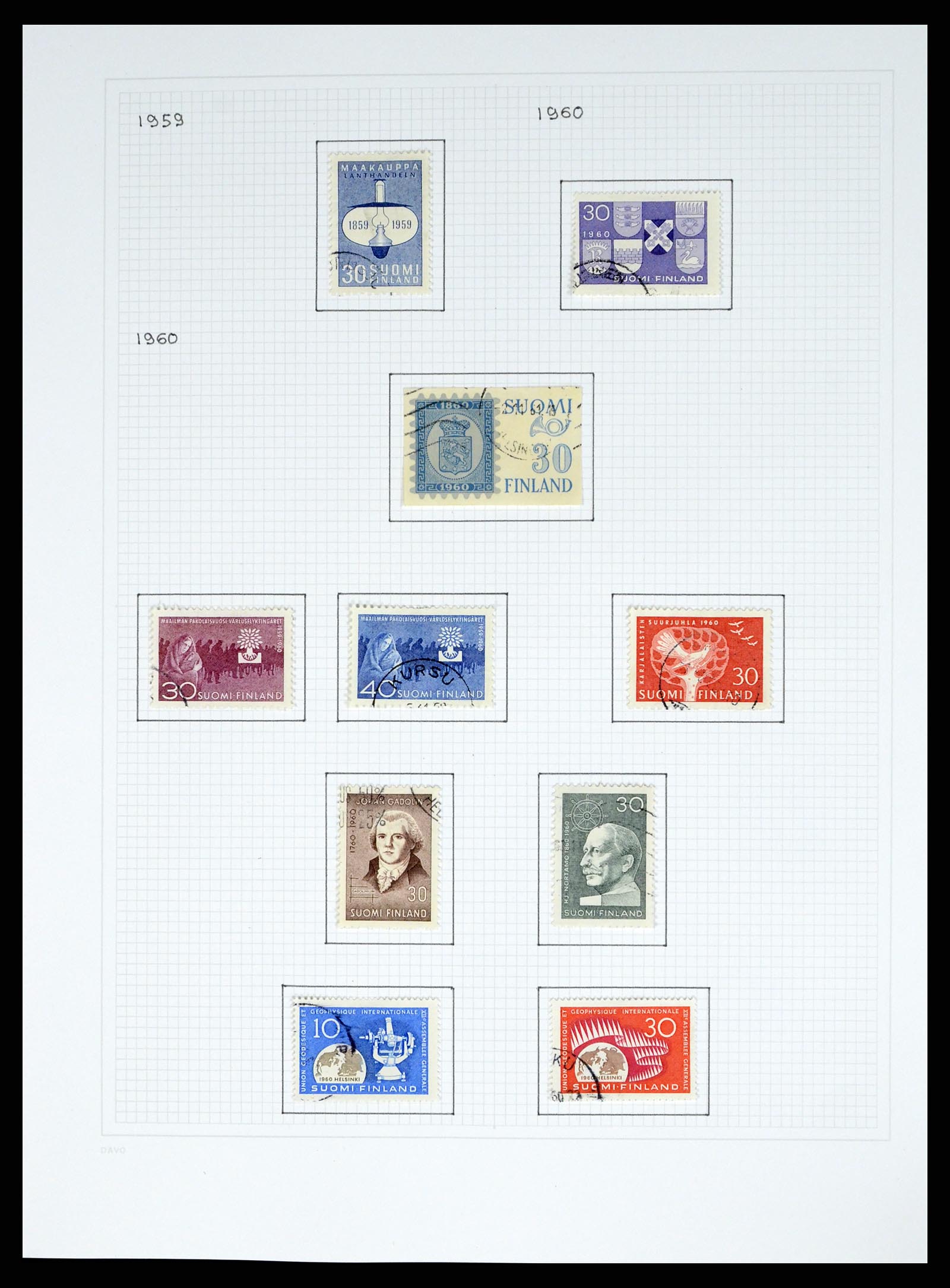 37765 089 - Postzegelverzameling 37765 Finland 1866-2016!