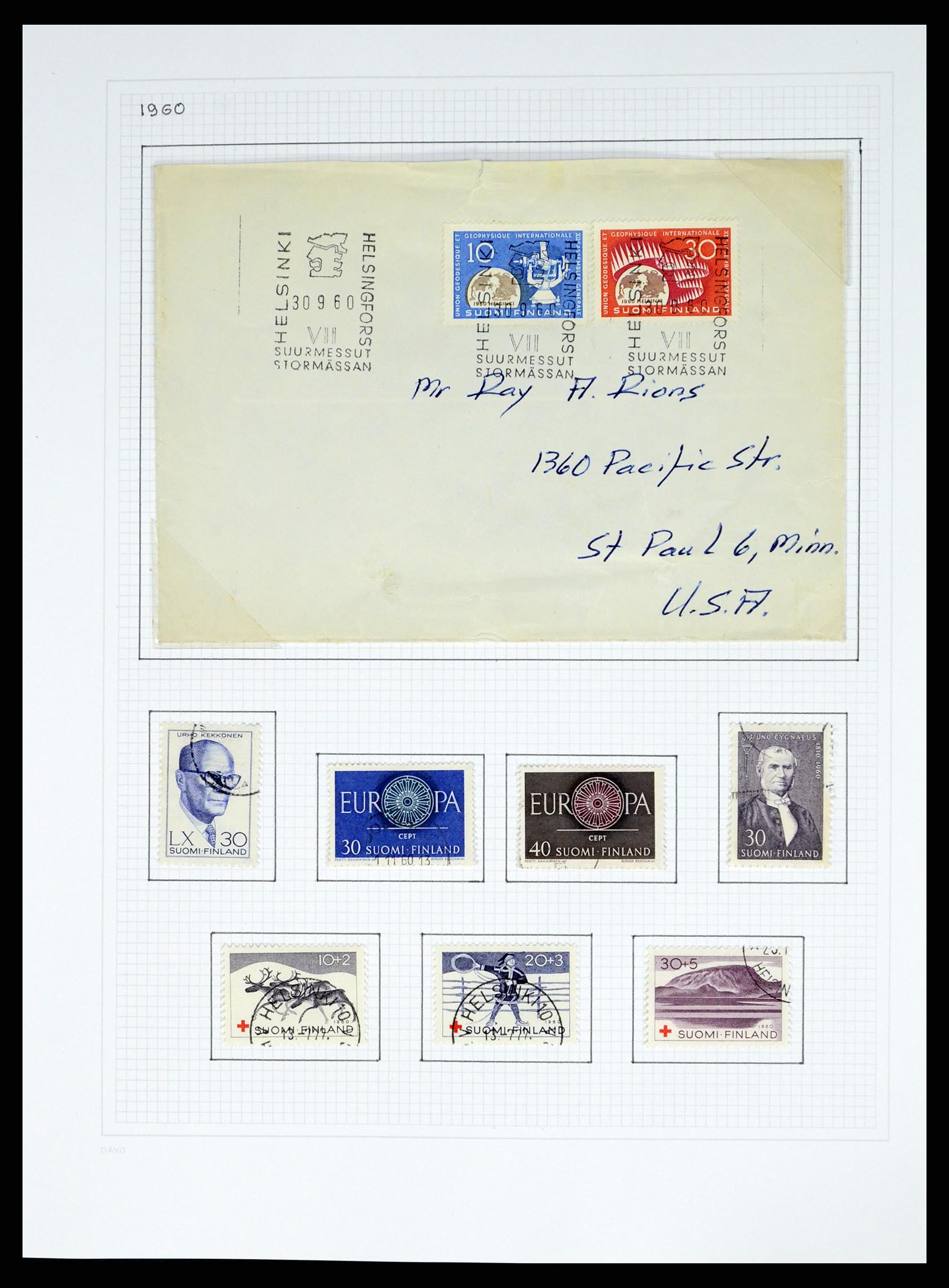 37765 090 - Postzegelverzameling 37765 Finland 1866-2016!