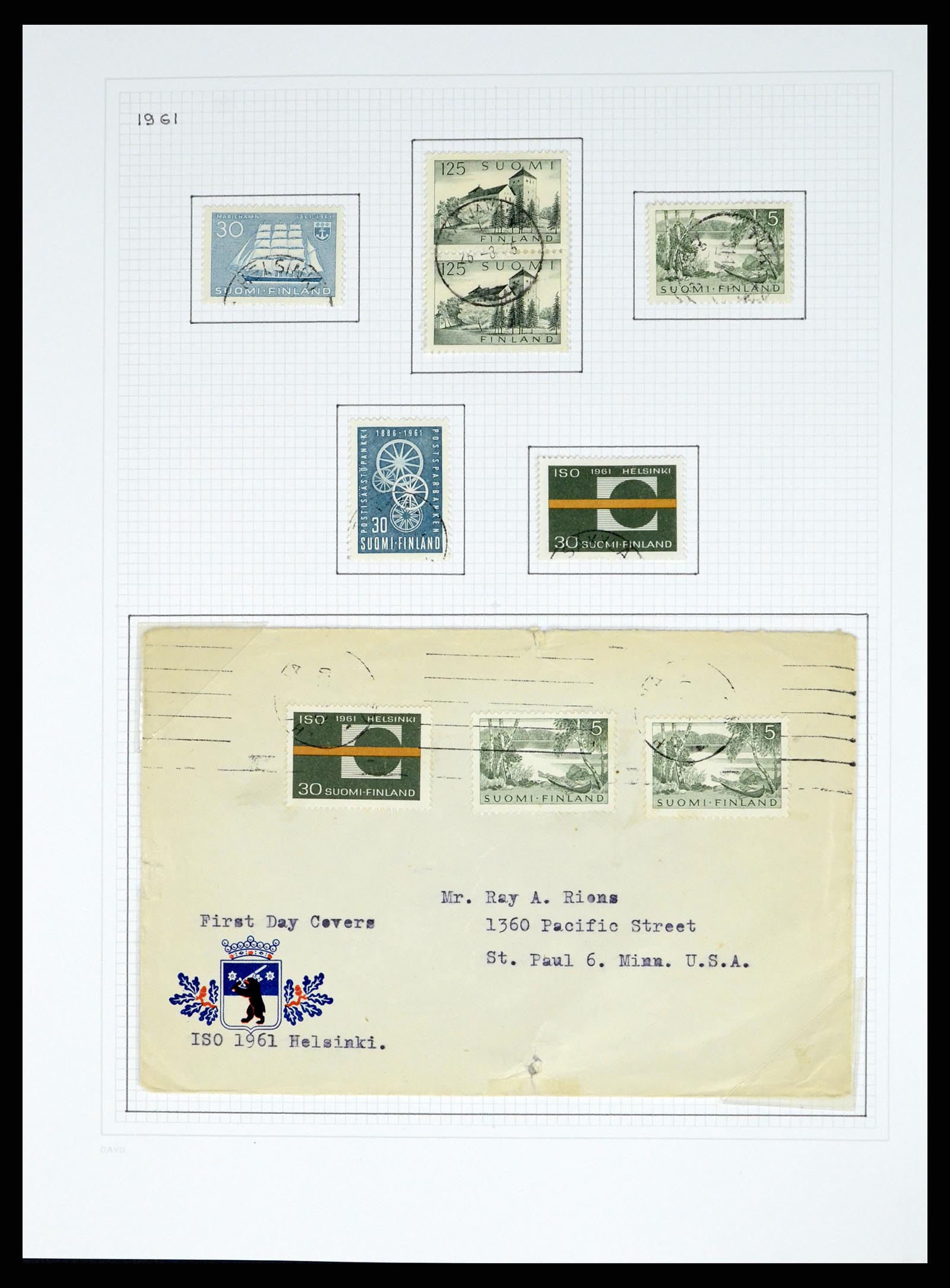 37765 091 - Postzegelverzameling 37765 Finland 1866-2016!