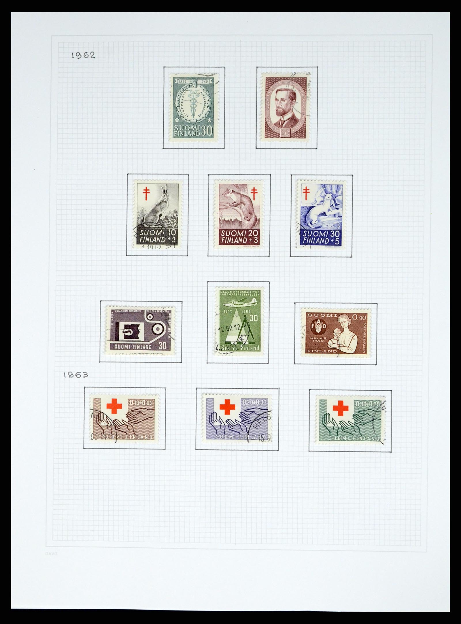 37765 095 - Postzegelverzameling 37765 Finland 1866-2016!