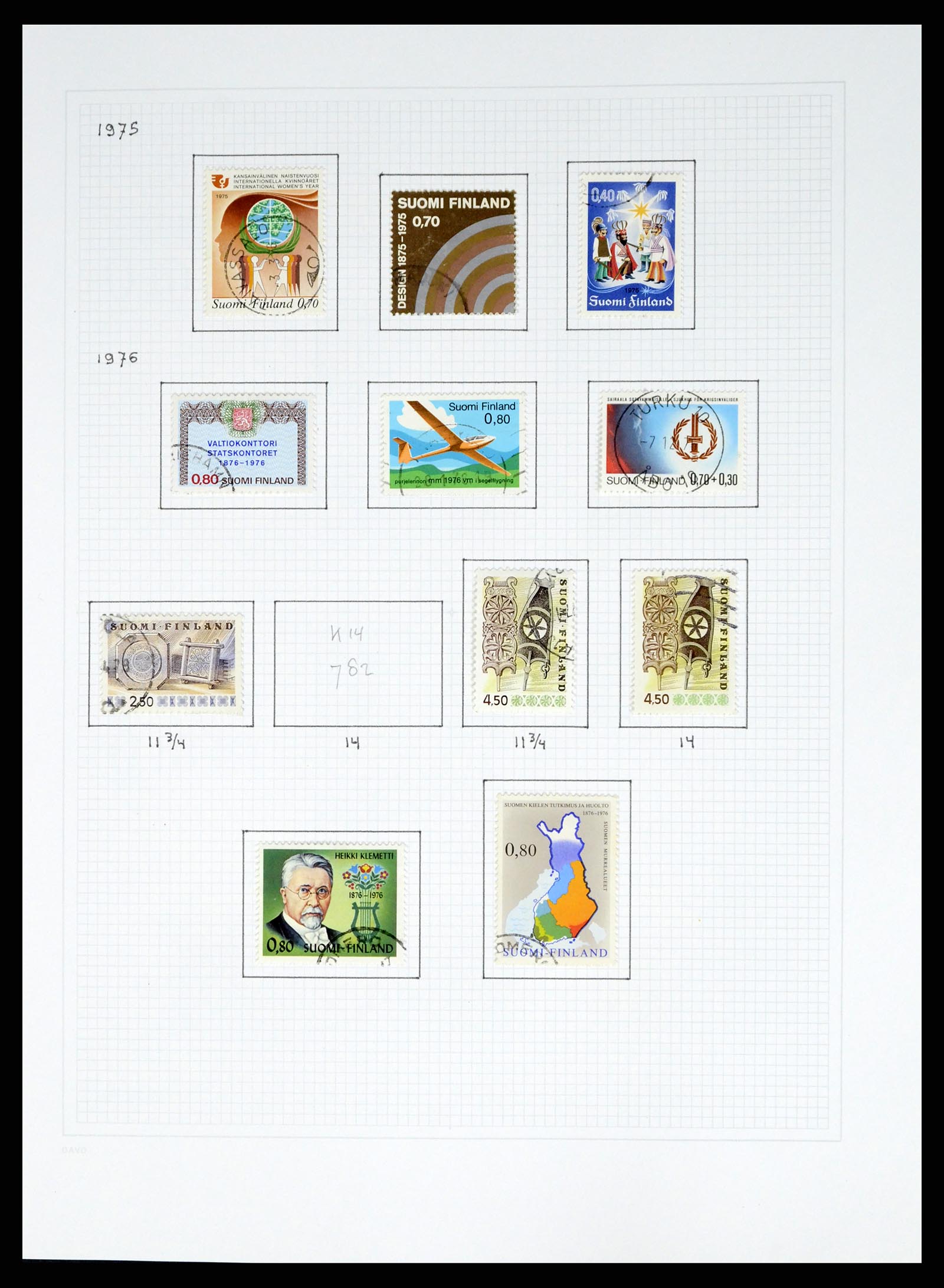 37765 122 - Postzegelverzameling 37765 Finland 1866-2016!