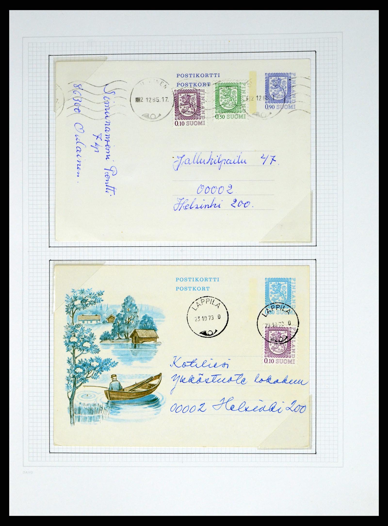 37765 124 - Postzegelverzameling 37765 Finland 1866-2016!