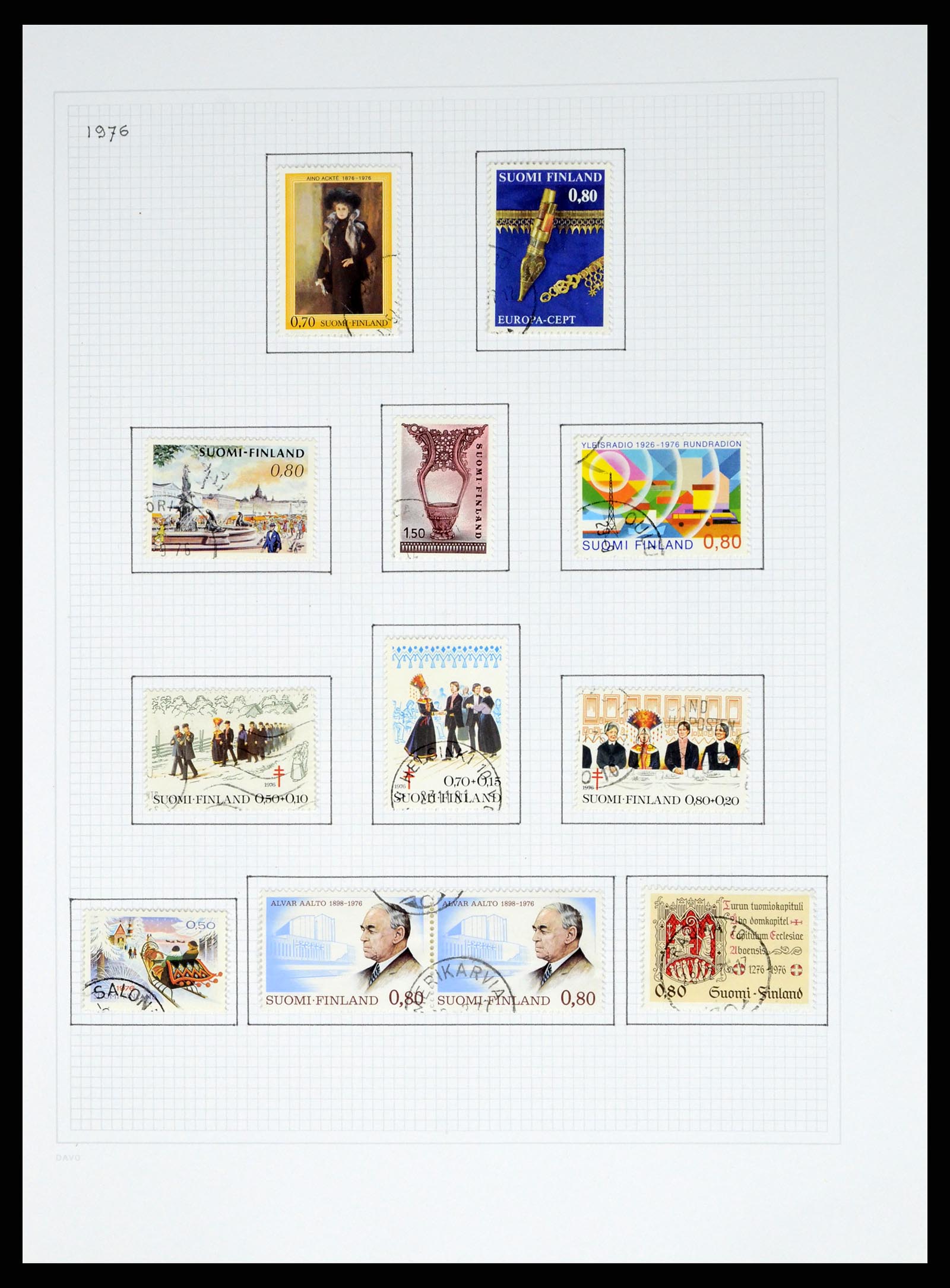 37765 125 - Postzegelverzameling 37765 Finland 1866-2016!