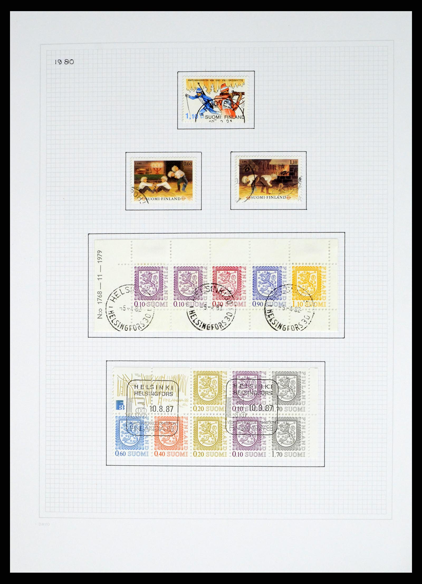 37765 136 - Postzegelverzameling 37765 Finland 1866-2016!