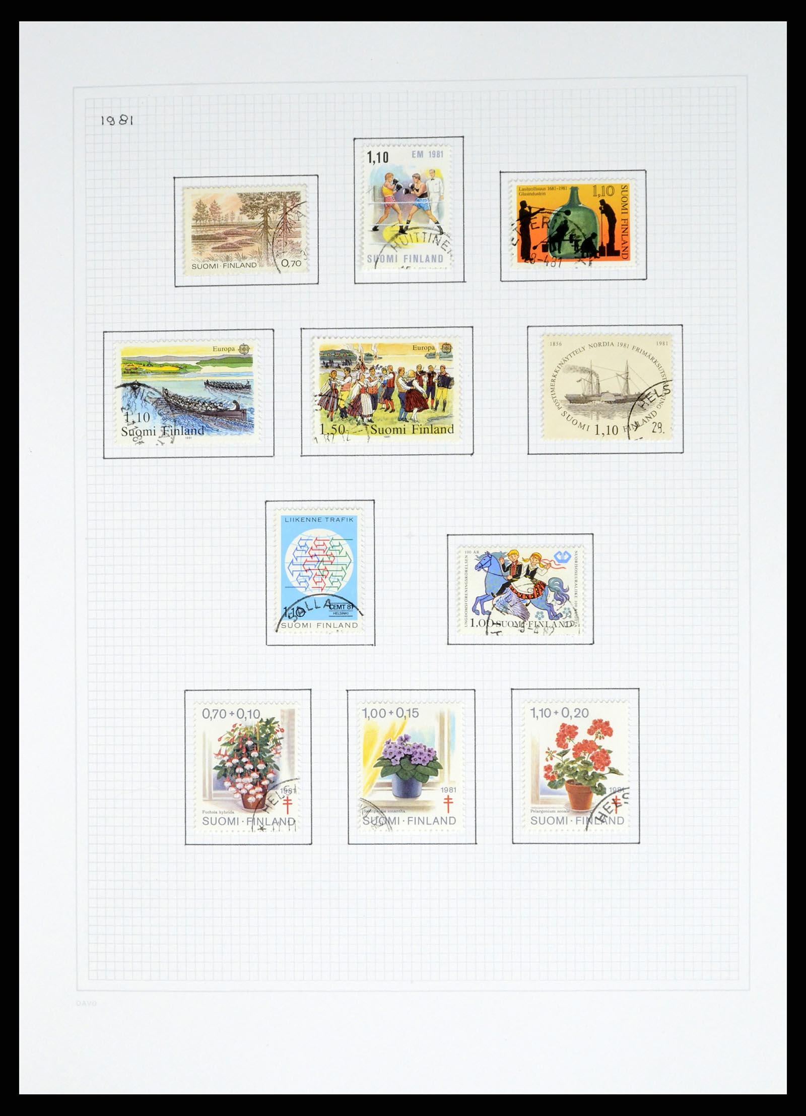 37765 137 - Postzegelverzameling 37765 Finland 1866-2016!