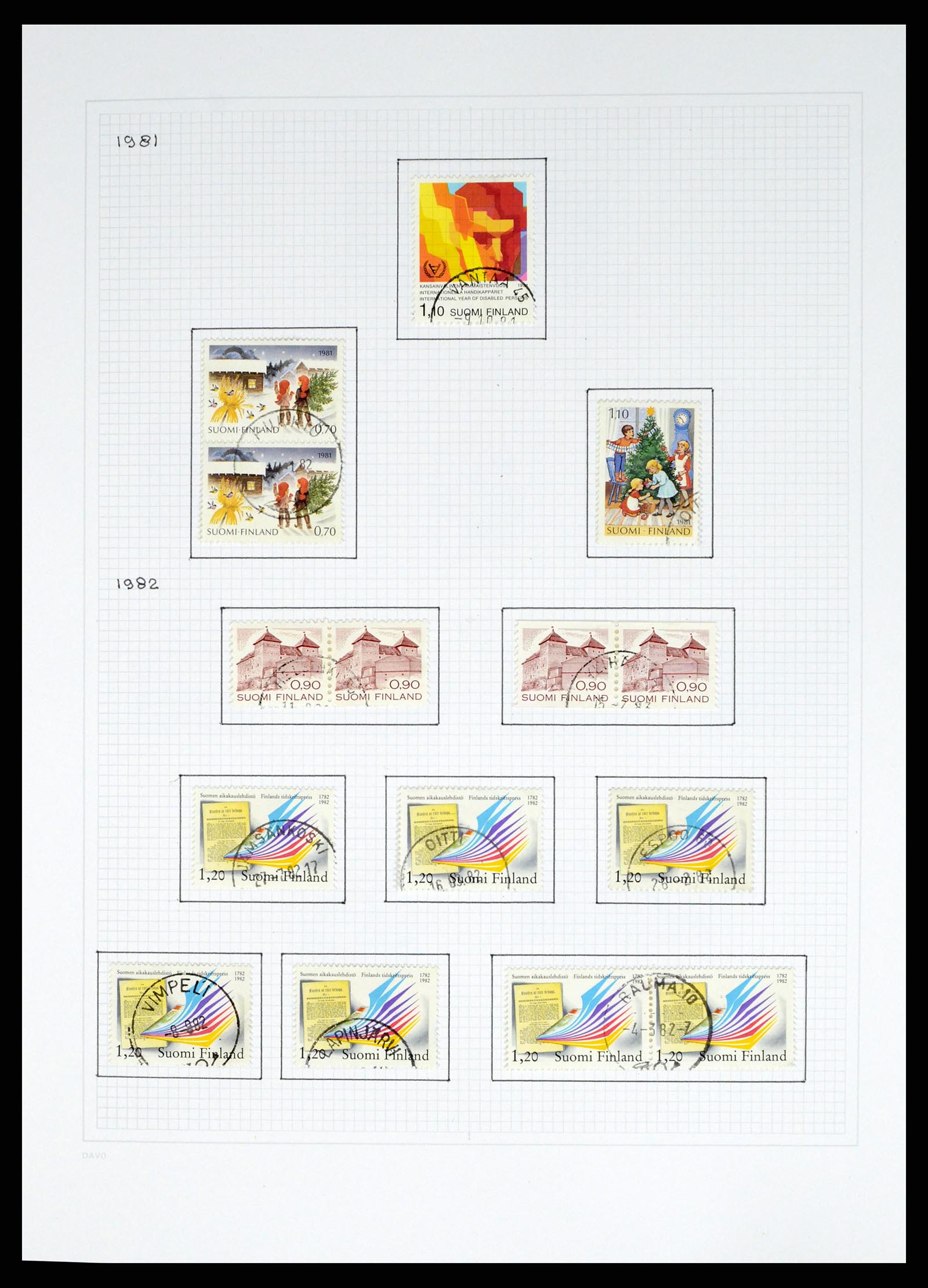 37765 138 - Postzegelverzameling 37765 Finland 1866-2016!