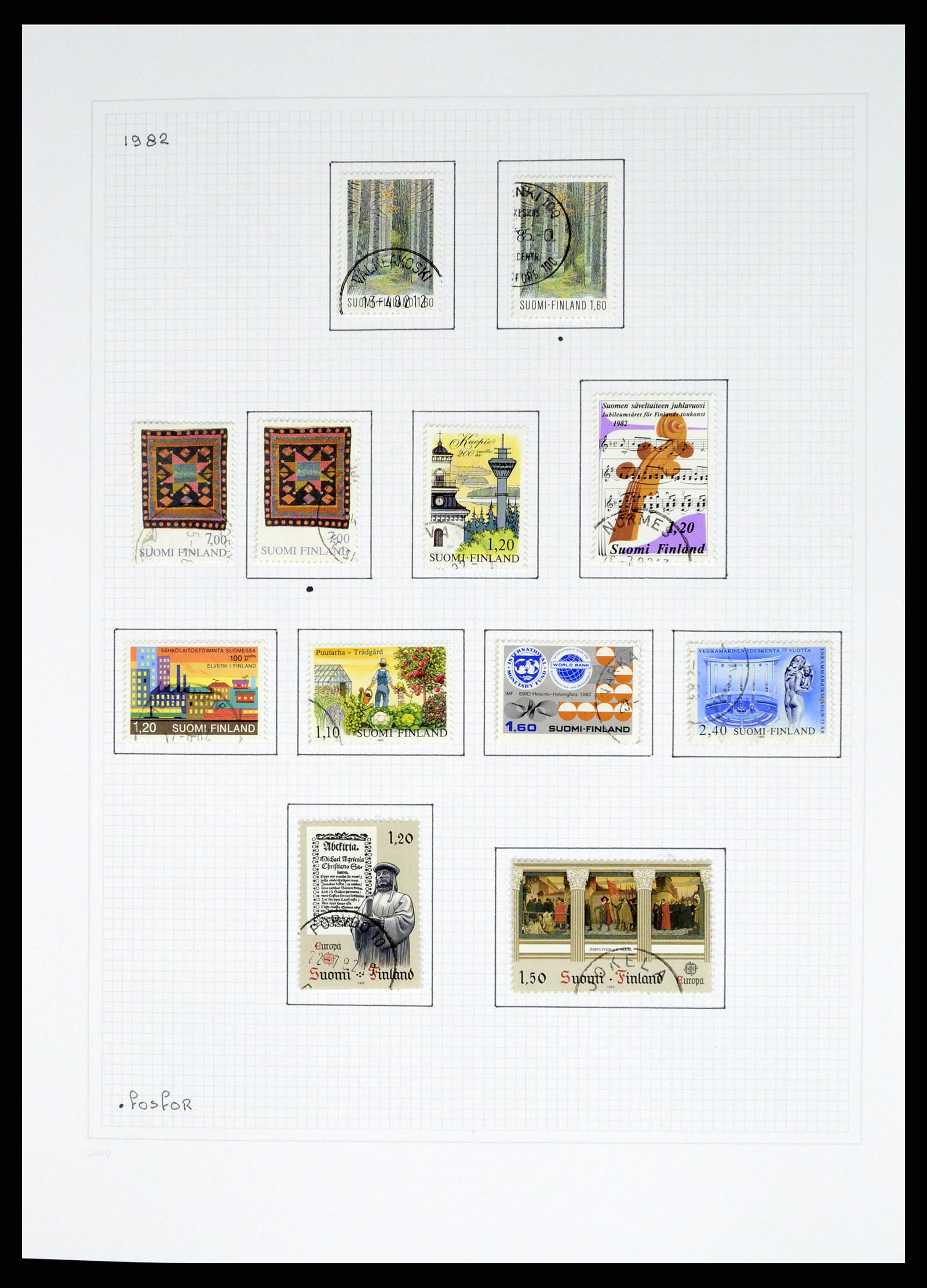37765 139 - Postzegelverzameling 37765 Finland 1866-2016!
