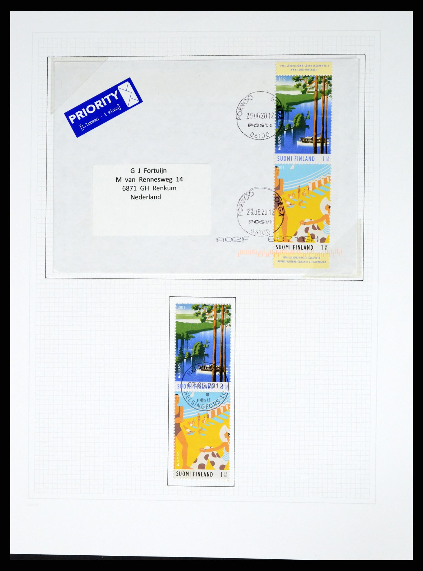 37765 365 - Postzegelverzameling 37765 Finland 1866-2016!