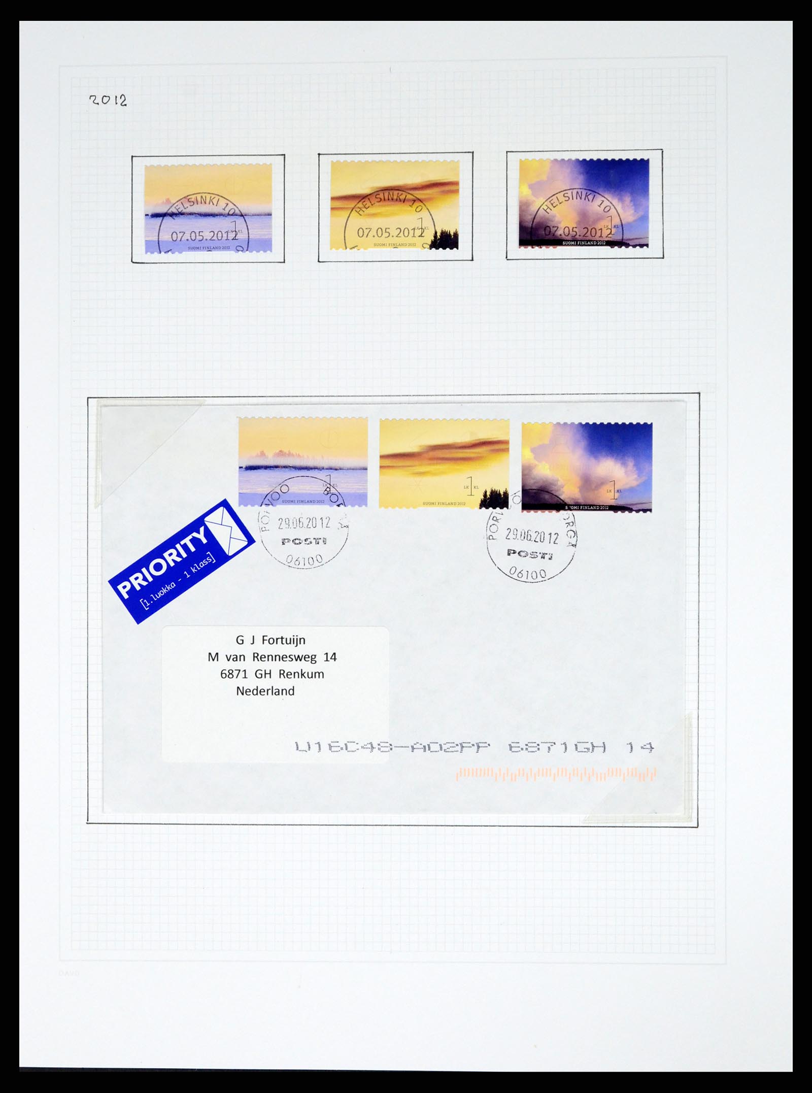 37765 366 - Postzegelverzameling 37765 Finland 1866-2016!