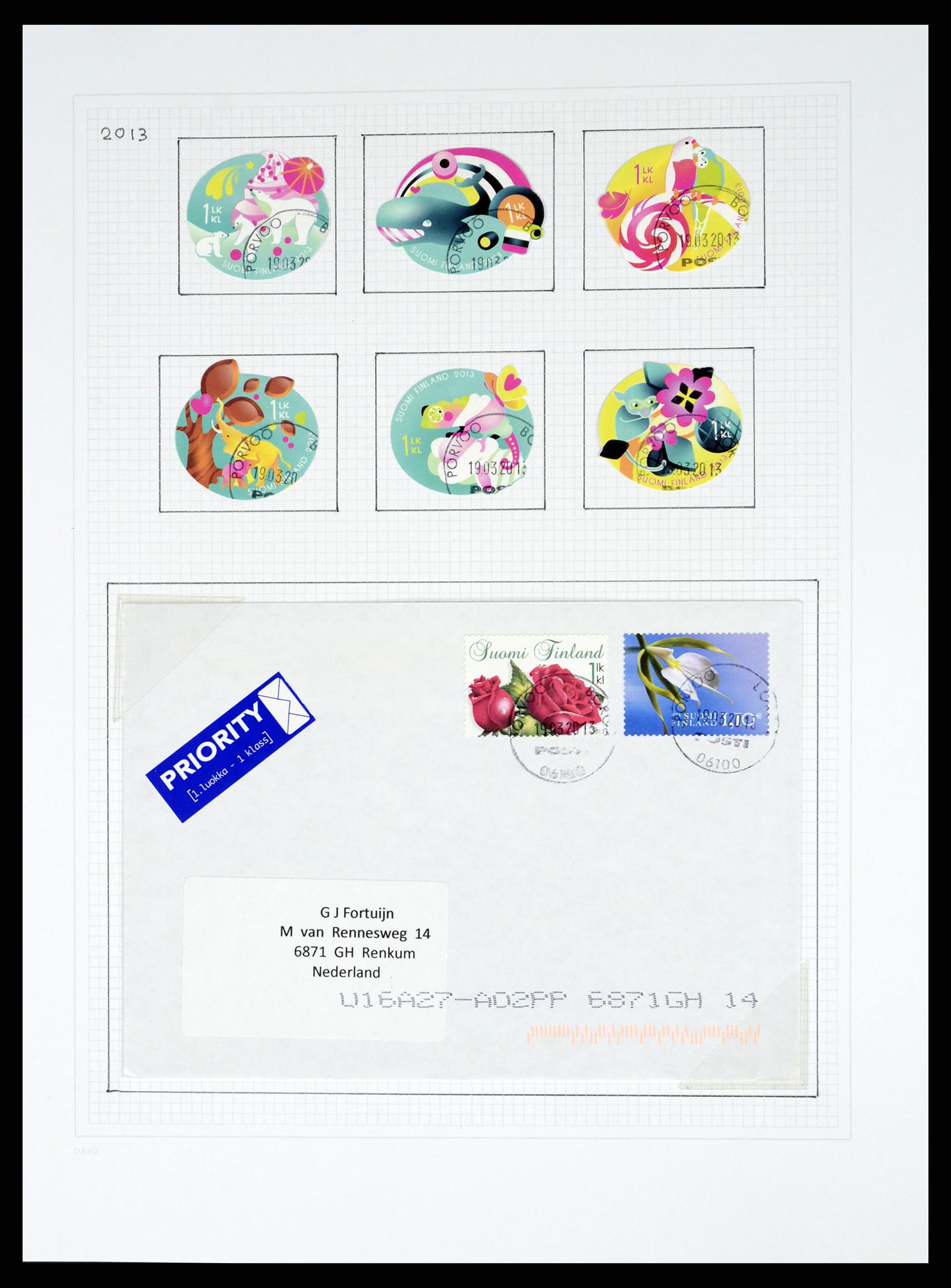 37765 374 - Postzegelverzameling 37765 Finland 1866-2016!