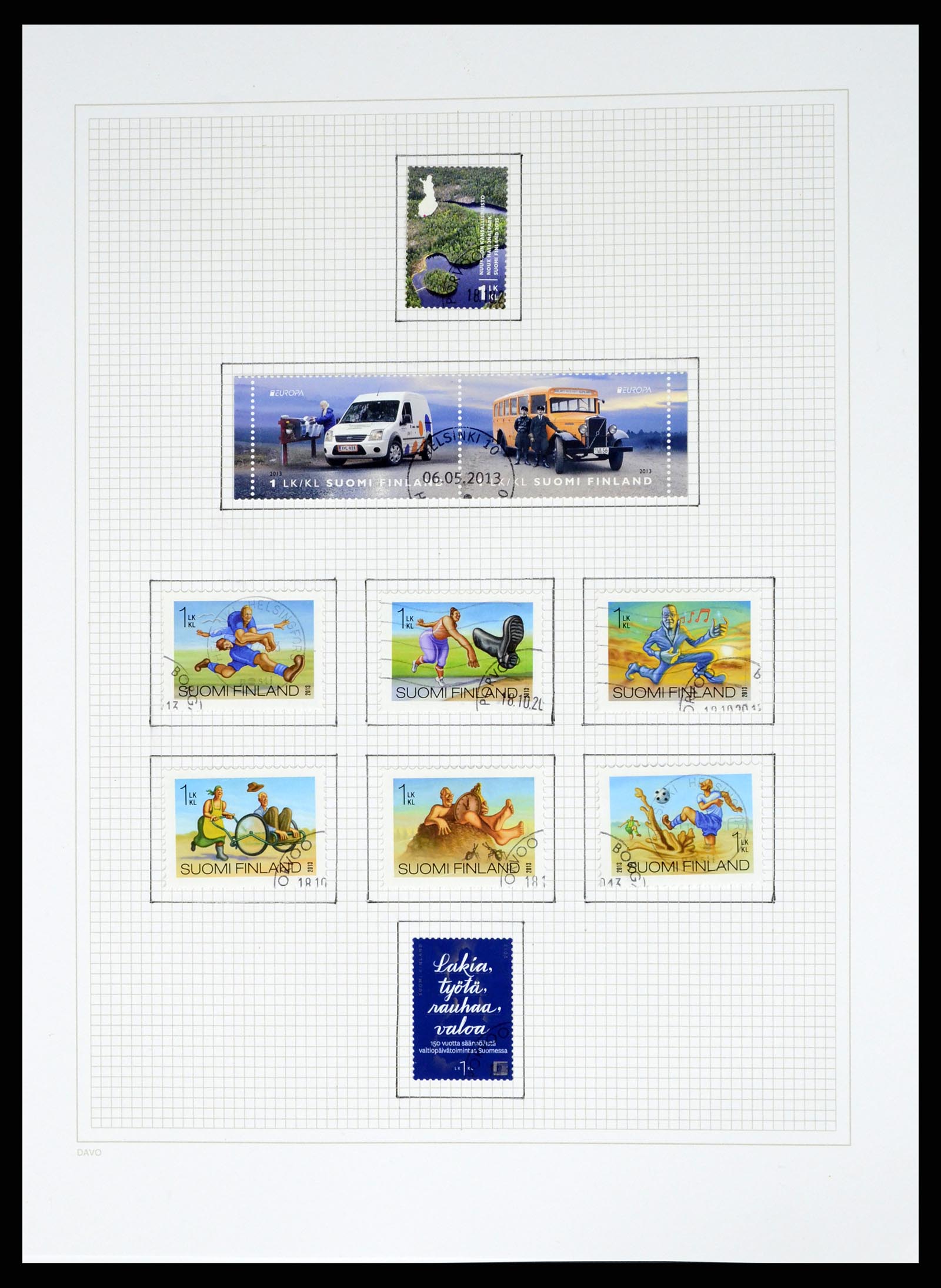 37765 378 - Postzegelverzameling 37765 Finland 1866-2016!