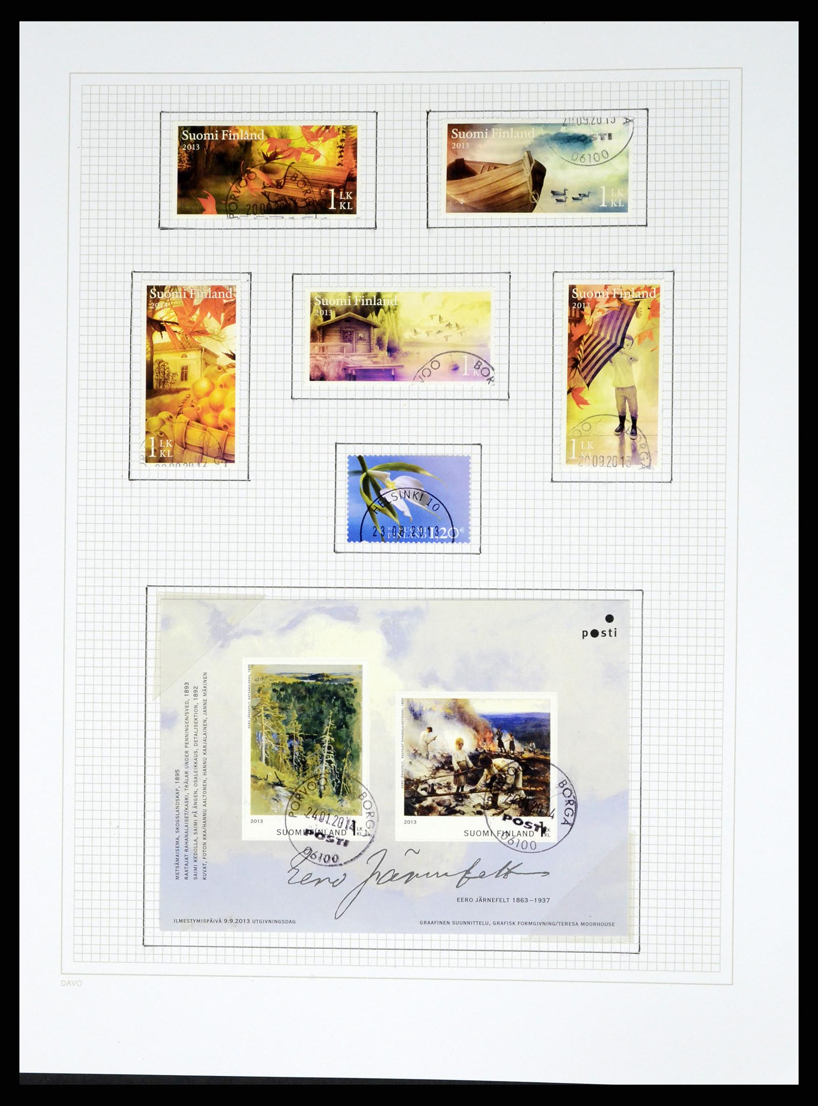37765 381 - Stamp collection 37765 Finland 1866-2016!