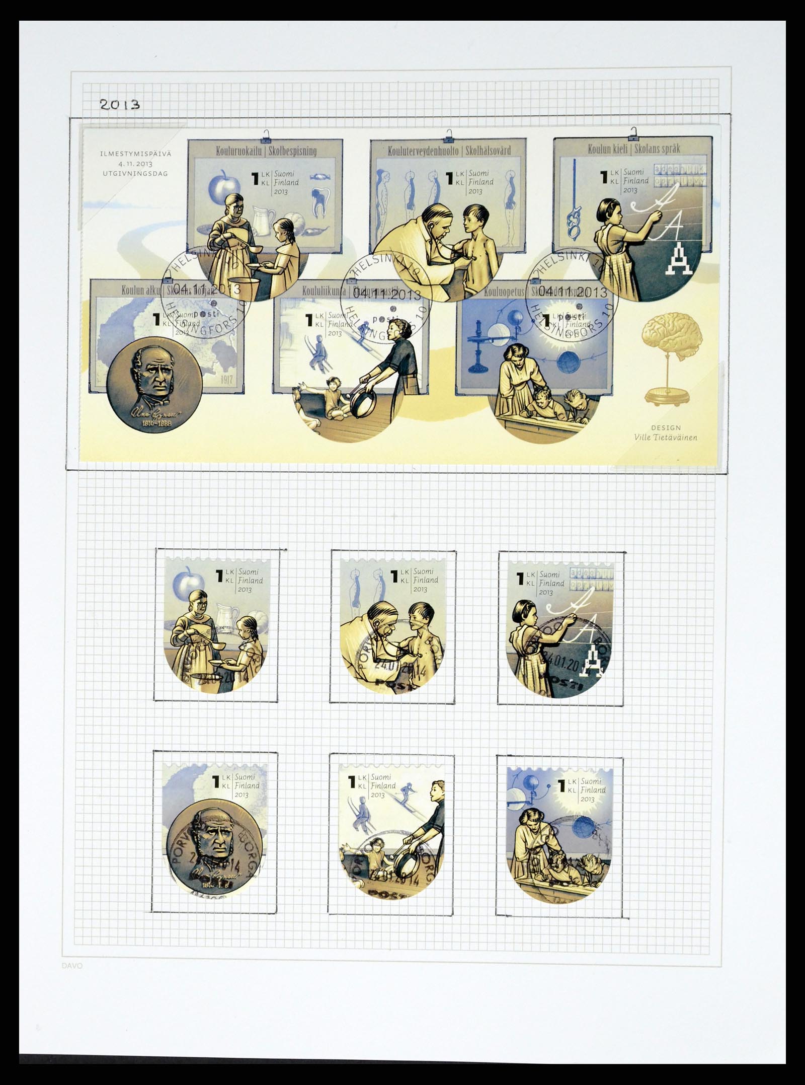 37765 382 - Postzegelverzameling 37765 Finland 1866-2016!