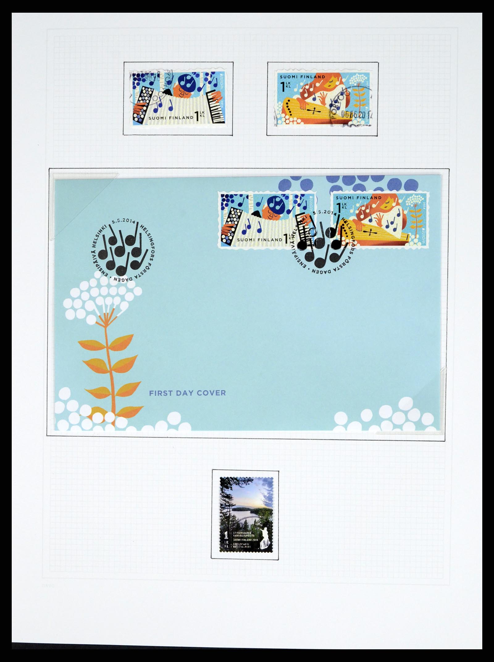 37765 392 - Postzegelverzameling 37765 Finland 1866-2016!