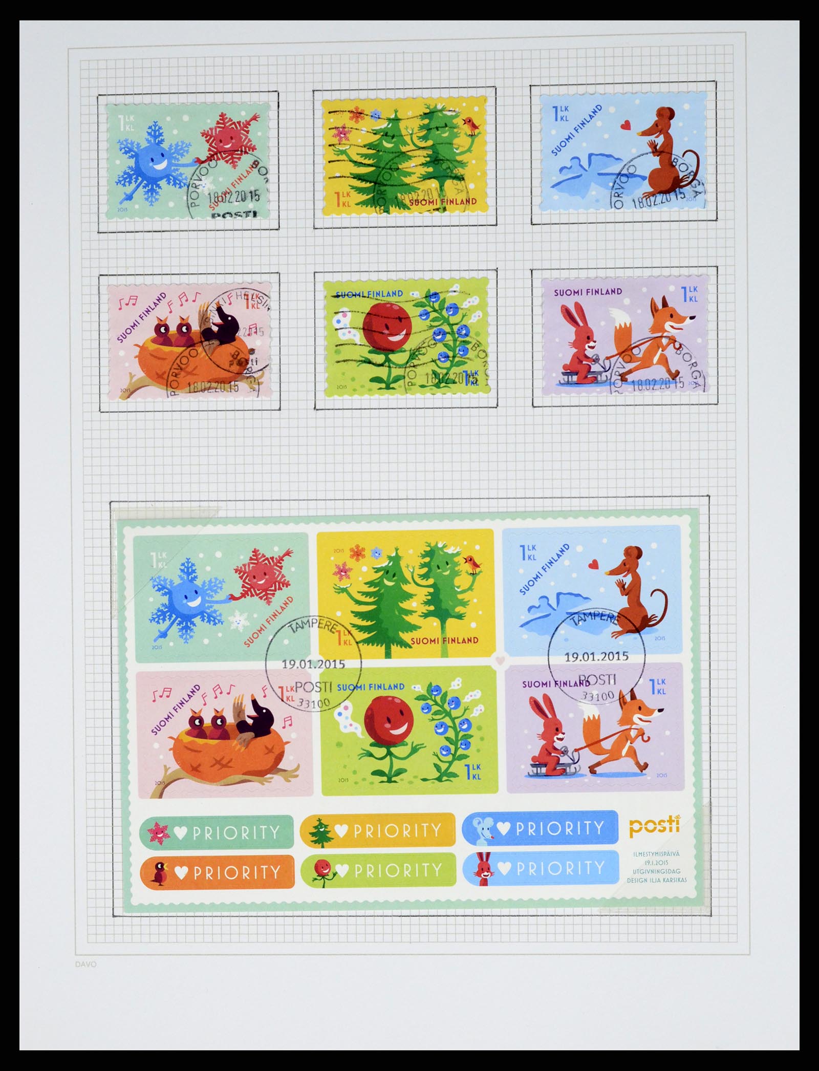37765 402 - Stamp collection 37765 Finland 1866-2016!