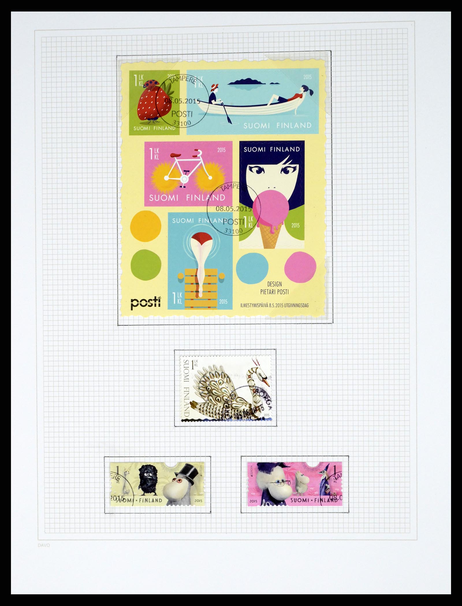 37765 406 - Postzegelverzameling 37765 Finland 1866-2016!