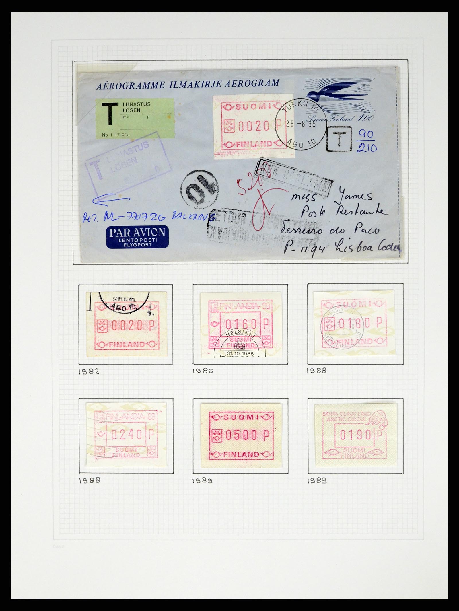 37765 416 - Postzegelverzameling 37765 Finland 1866-2016!