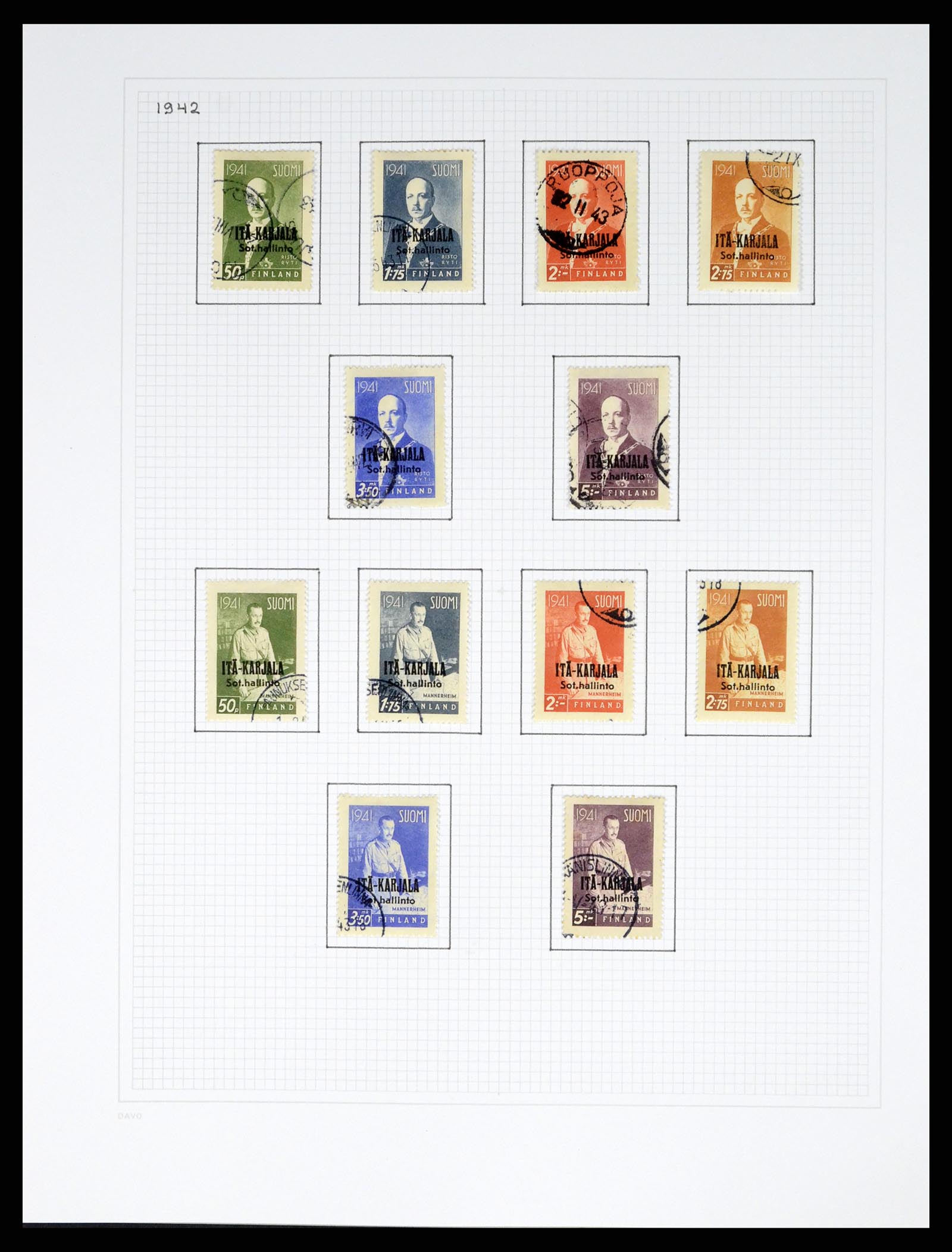 37765 436 - Stamp collection 37765 Finland 1866-2016!