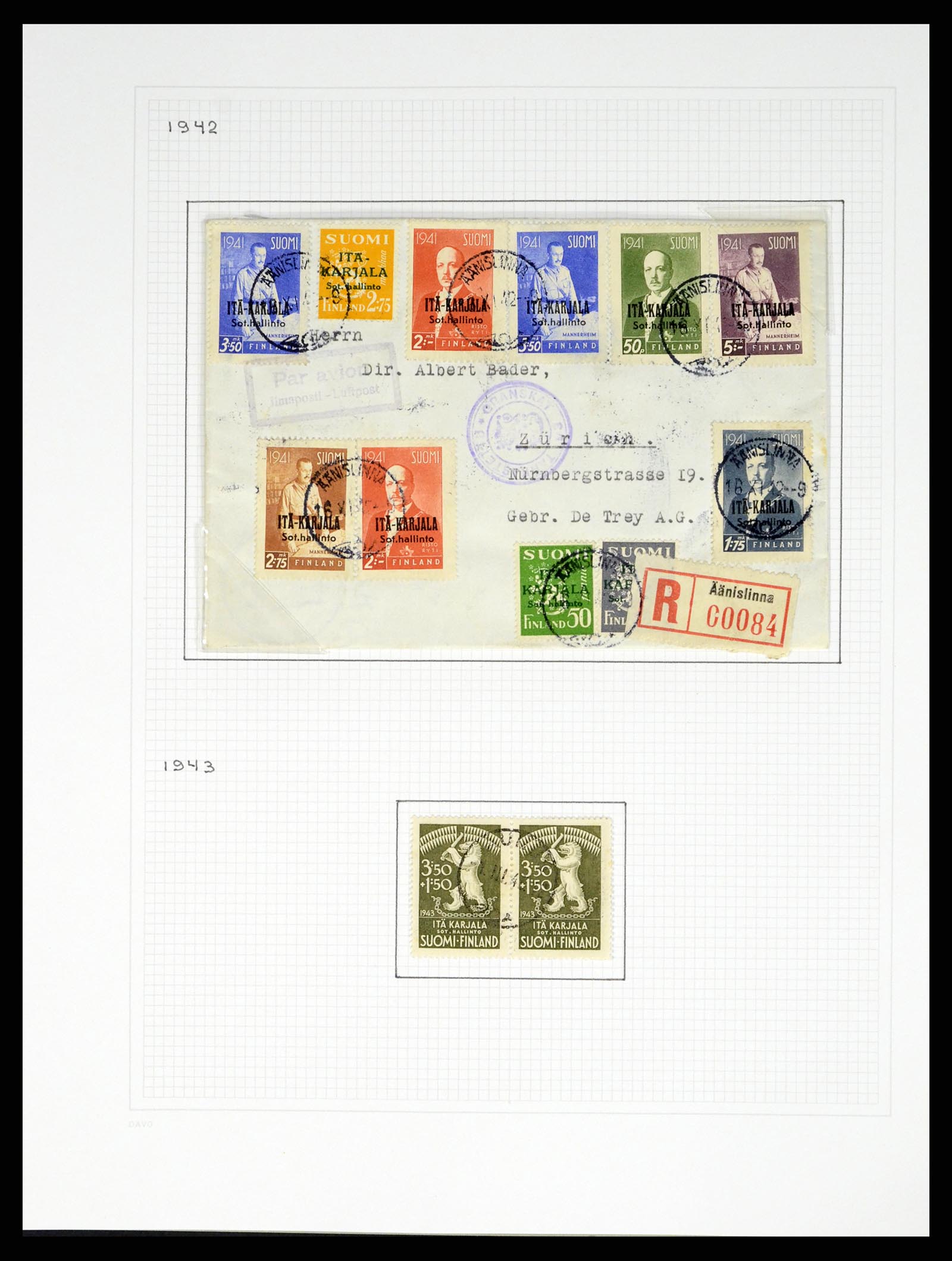 37765 437 - Stamp collection 37765 Finland 1866-2016!