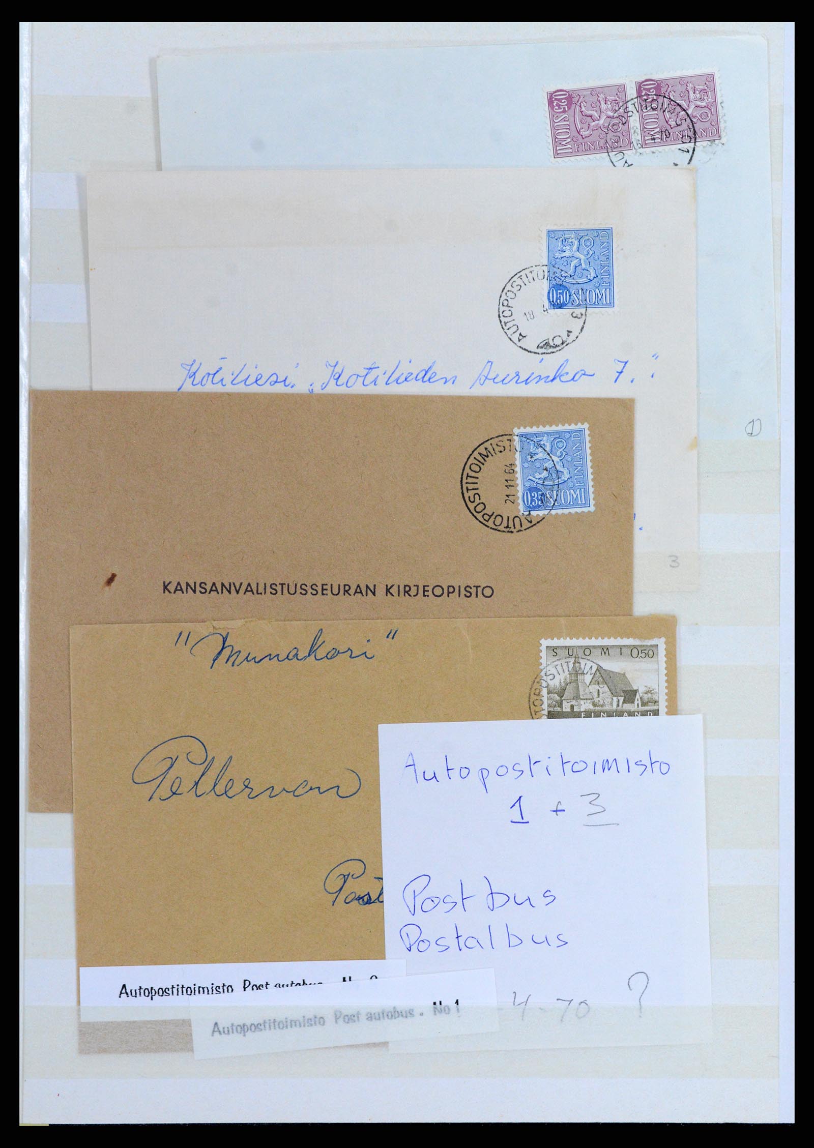 37766 152 - Stamp collection 37766 Finland railway cancellations 1870-1950.