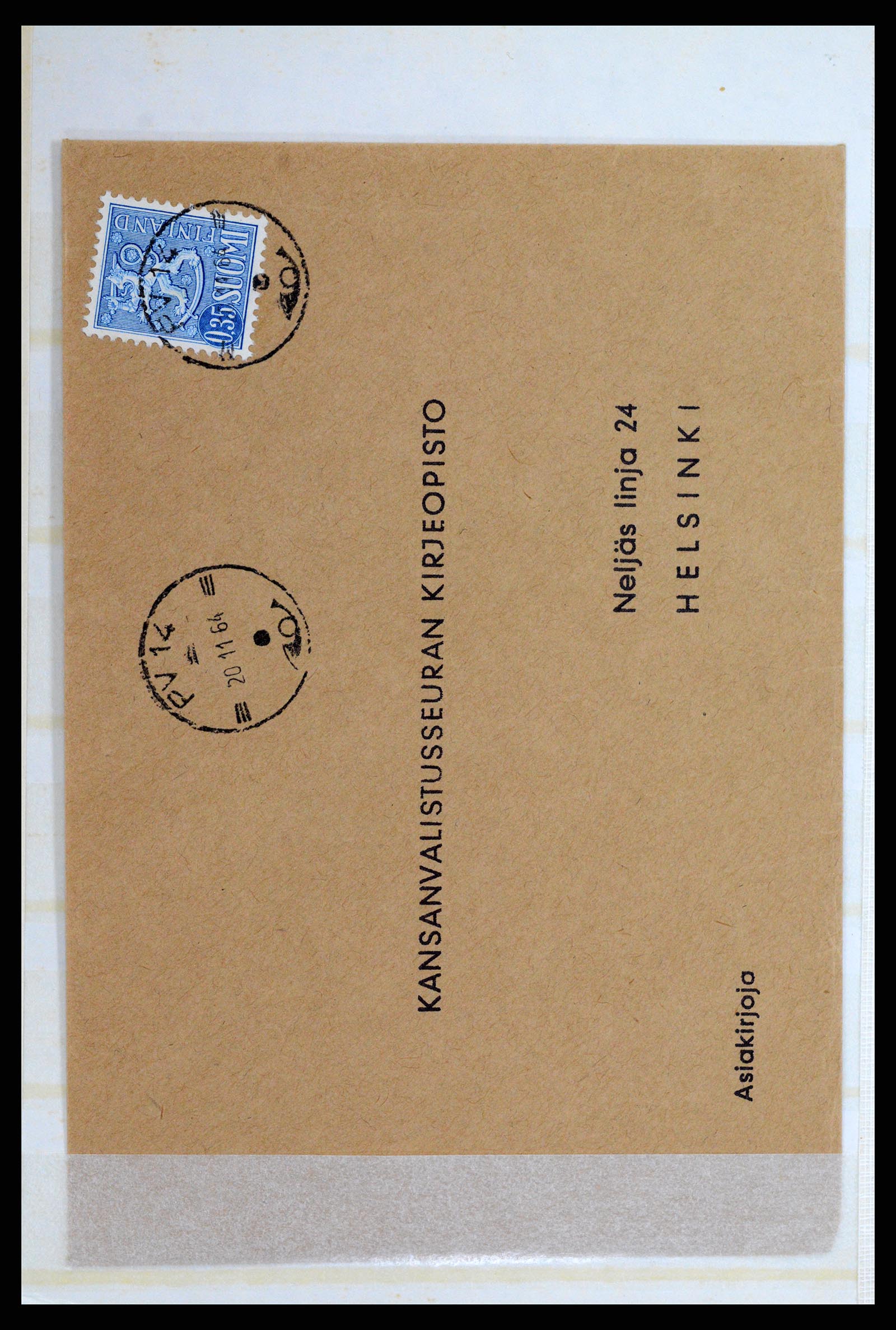 37766 173 - Stamp collection 37766 Finland railway cancellations 1870-1950.