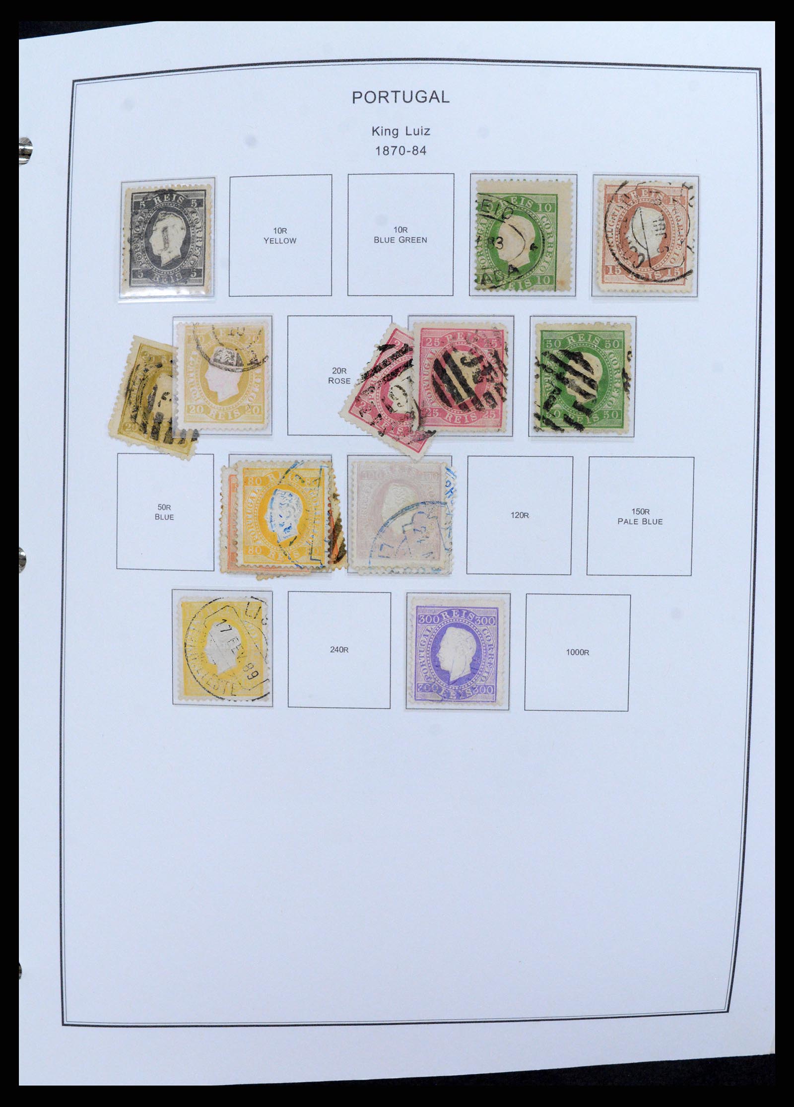 37767 006 - Postzegelverzameling 37767 Portugal en koloniën 1853-1990.