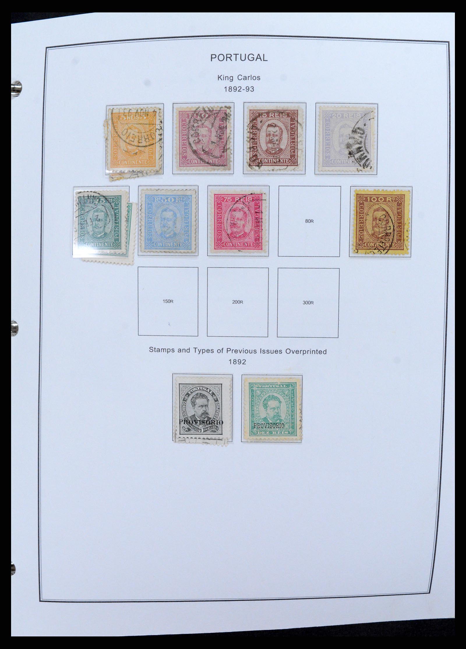 37767 008 - Postzegelverzameling 37767 Portugal en koloniën 1853-1990.