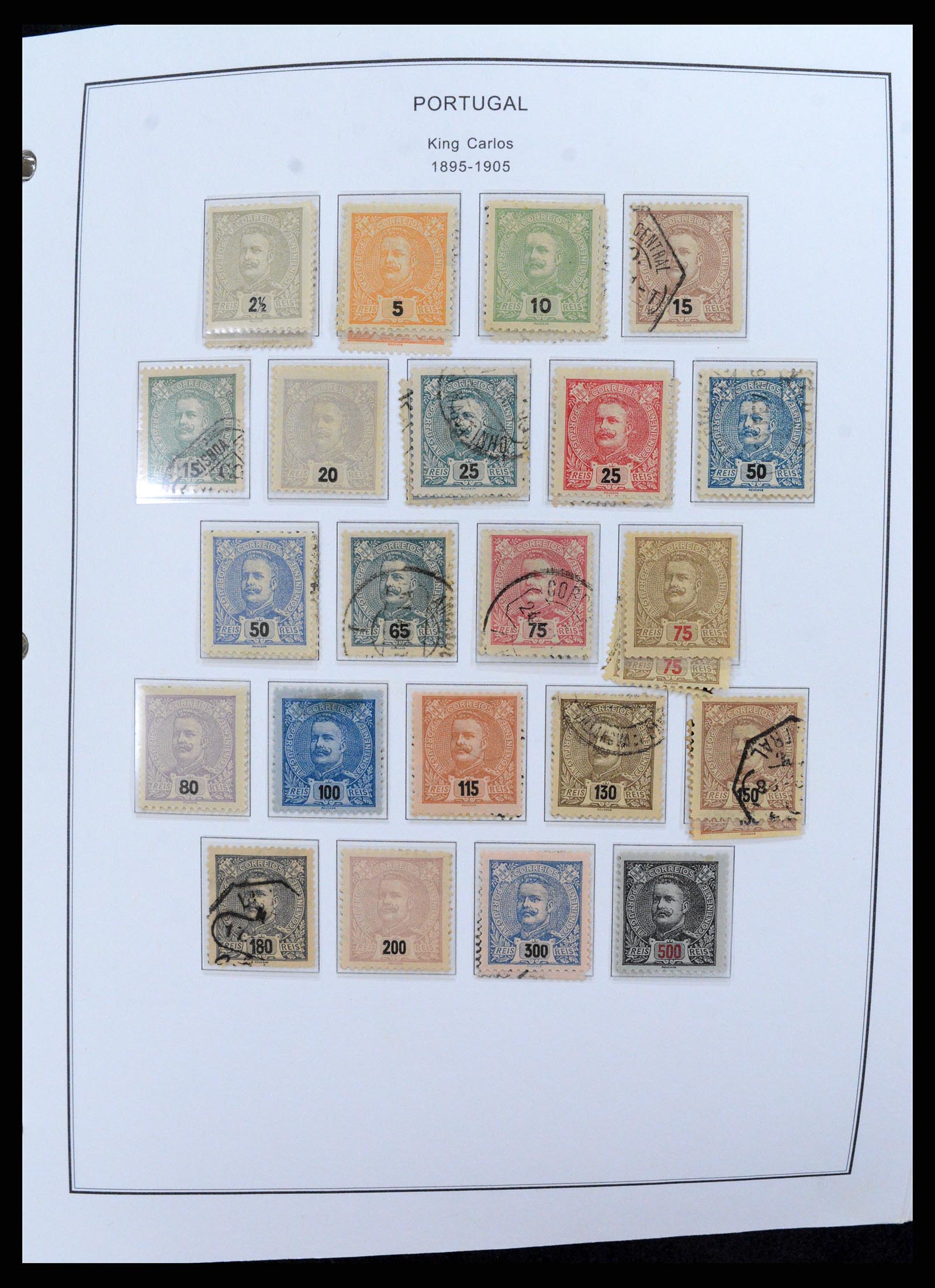 37767 011 - Postzegelverzameling 37767 Portugal en koloniën 1853-1990.